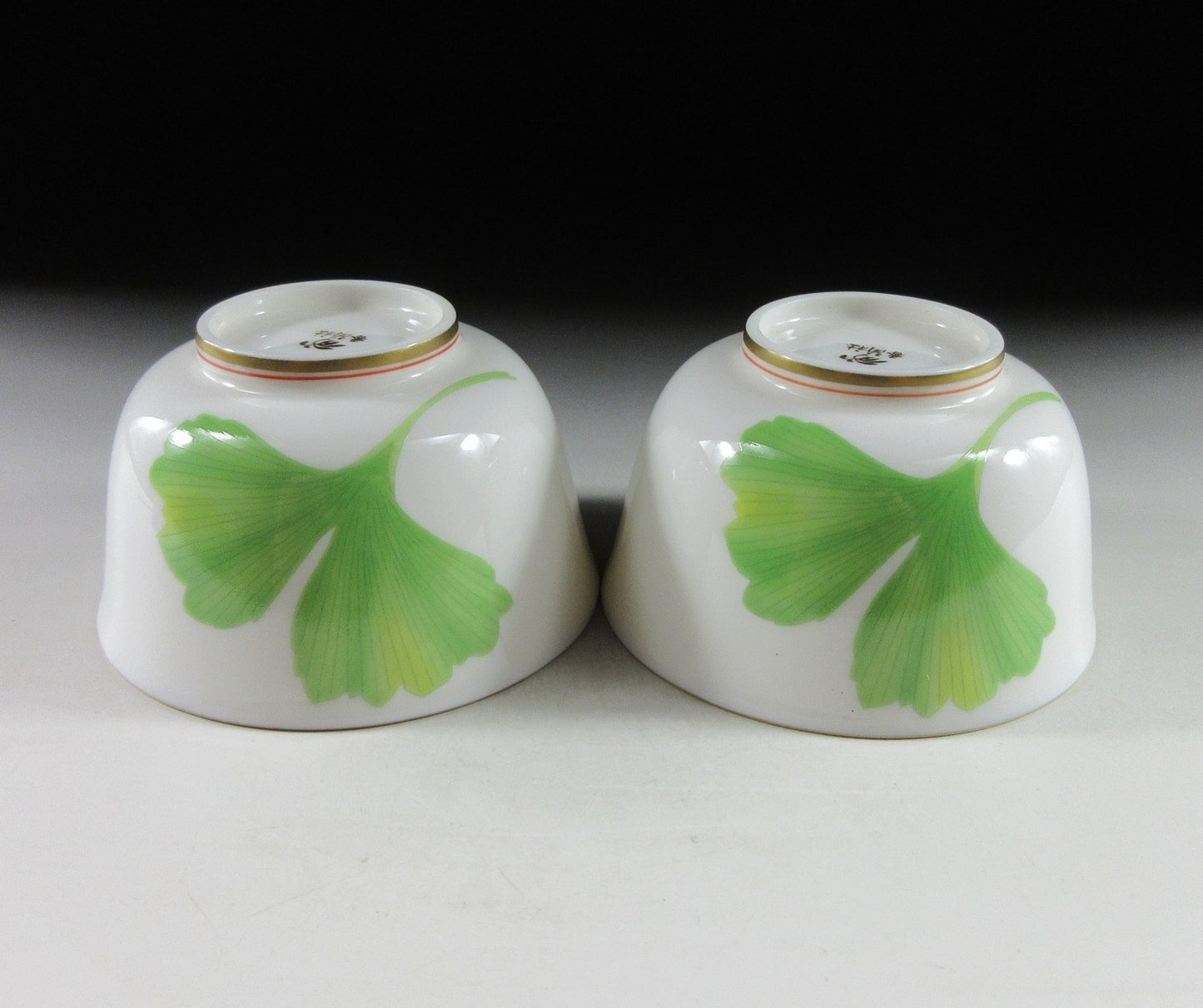 Pair of Koransha Ginkgo Sencha Cups