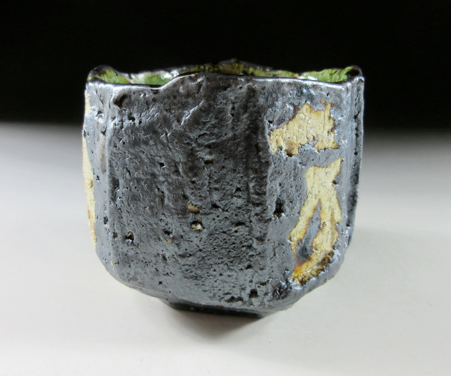 Kazawa Hiromasa Oribe Glaze Yunomi #1