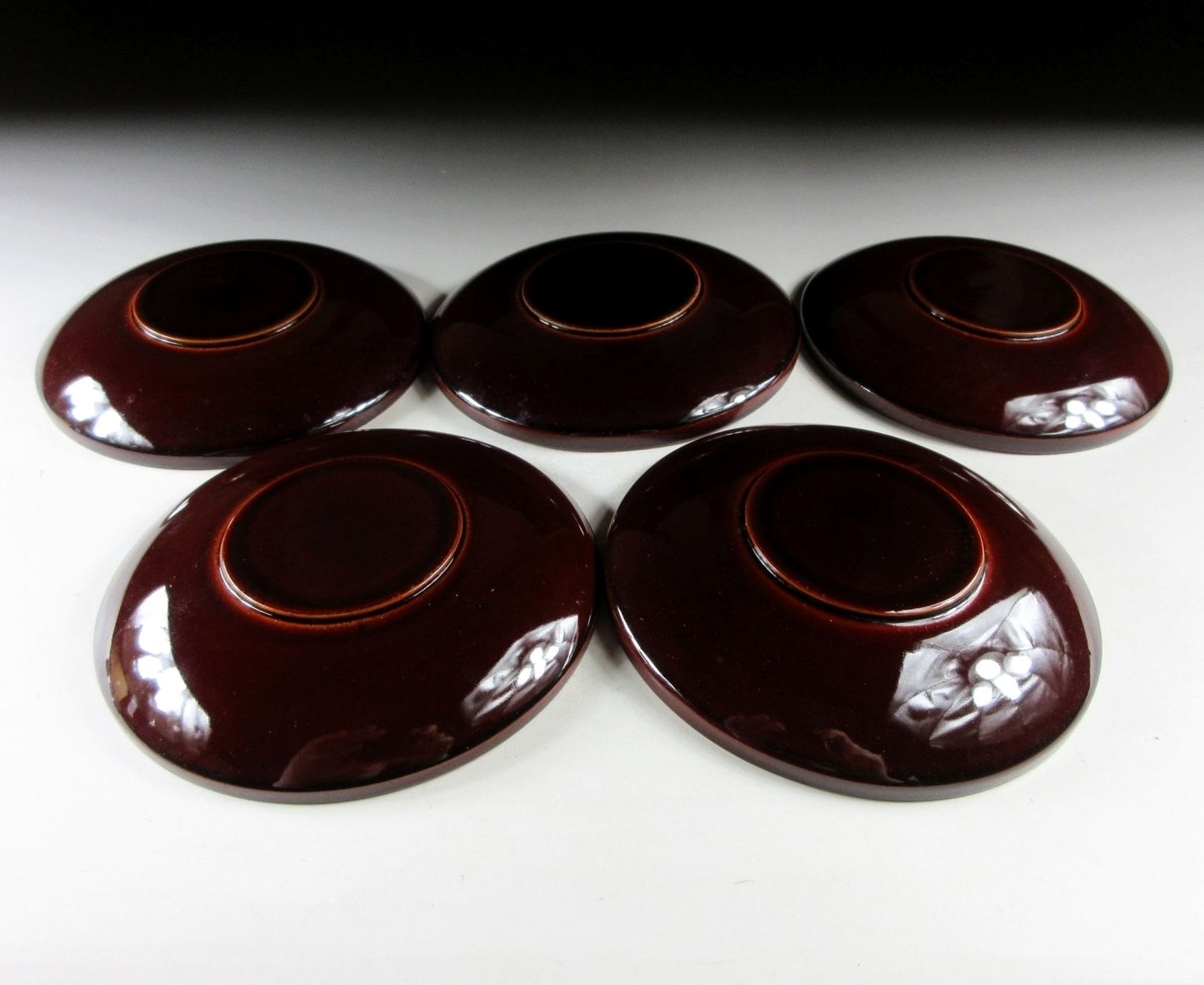 Set of Five Yamanaka-nuri Chataku