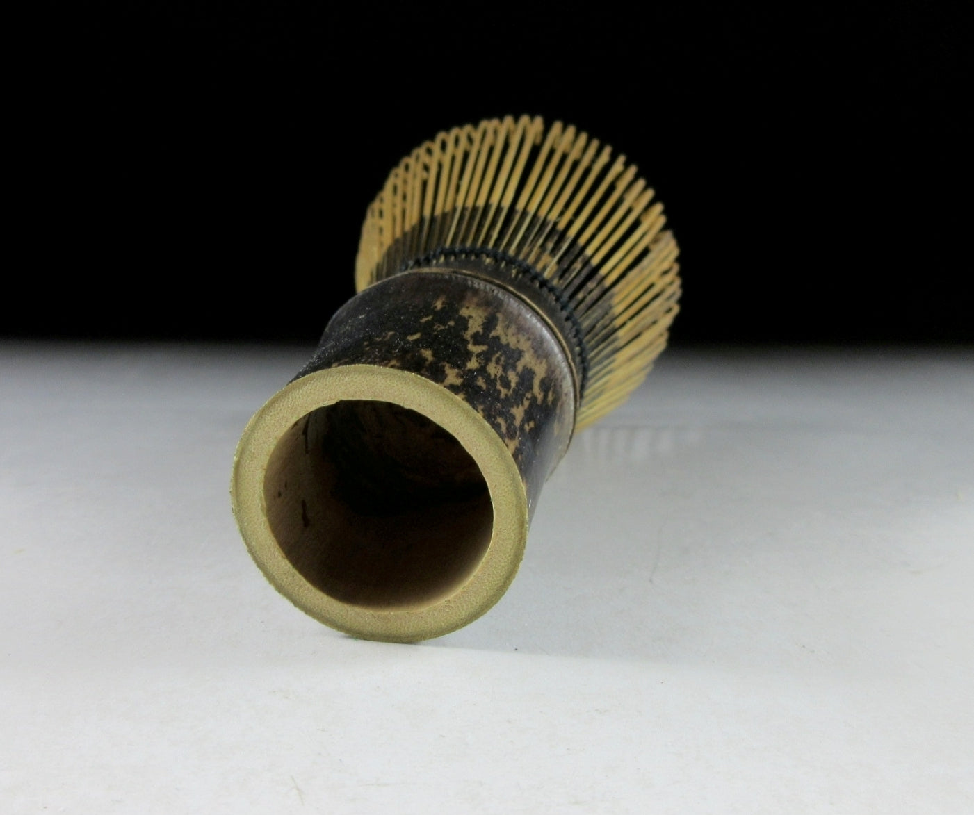 Black Bamboo Chasen and Chashaku Set