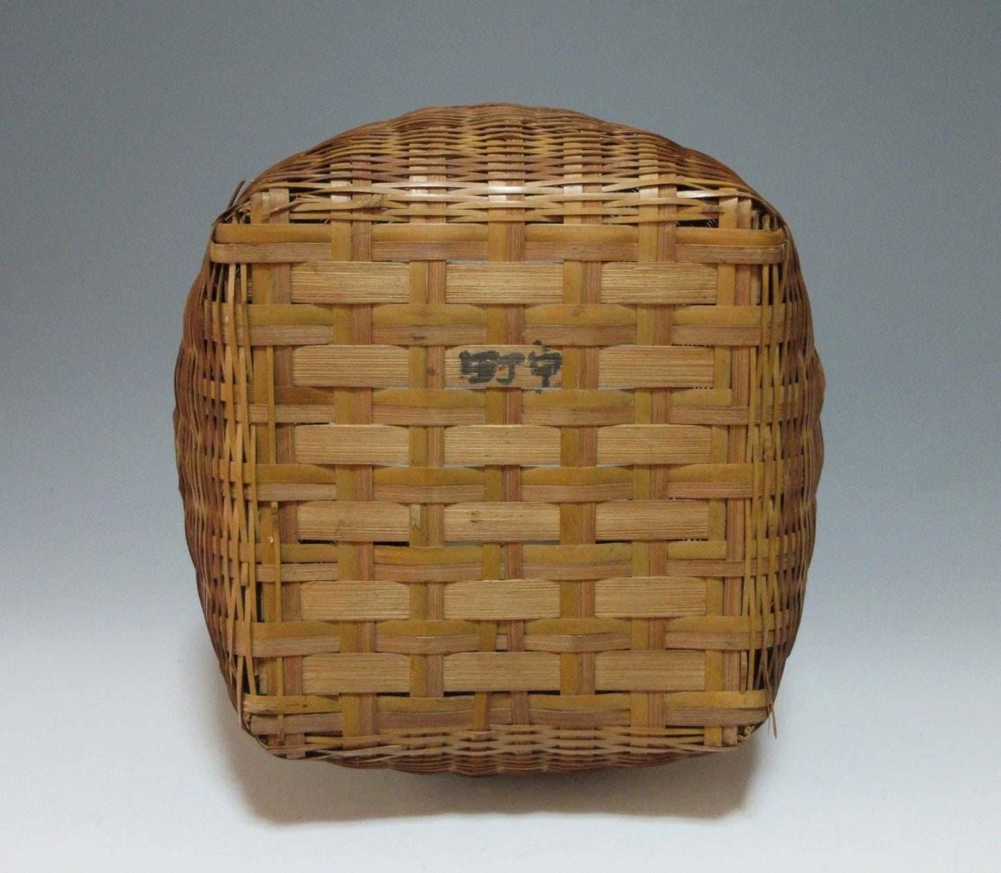 Barrel Shaped Bamboo Basket