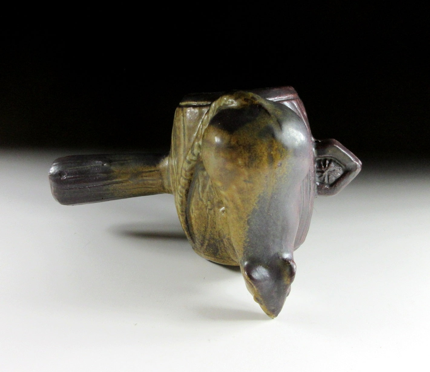 Bizen-ware Year of the Rat Okimono