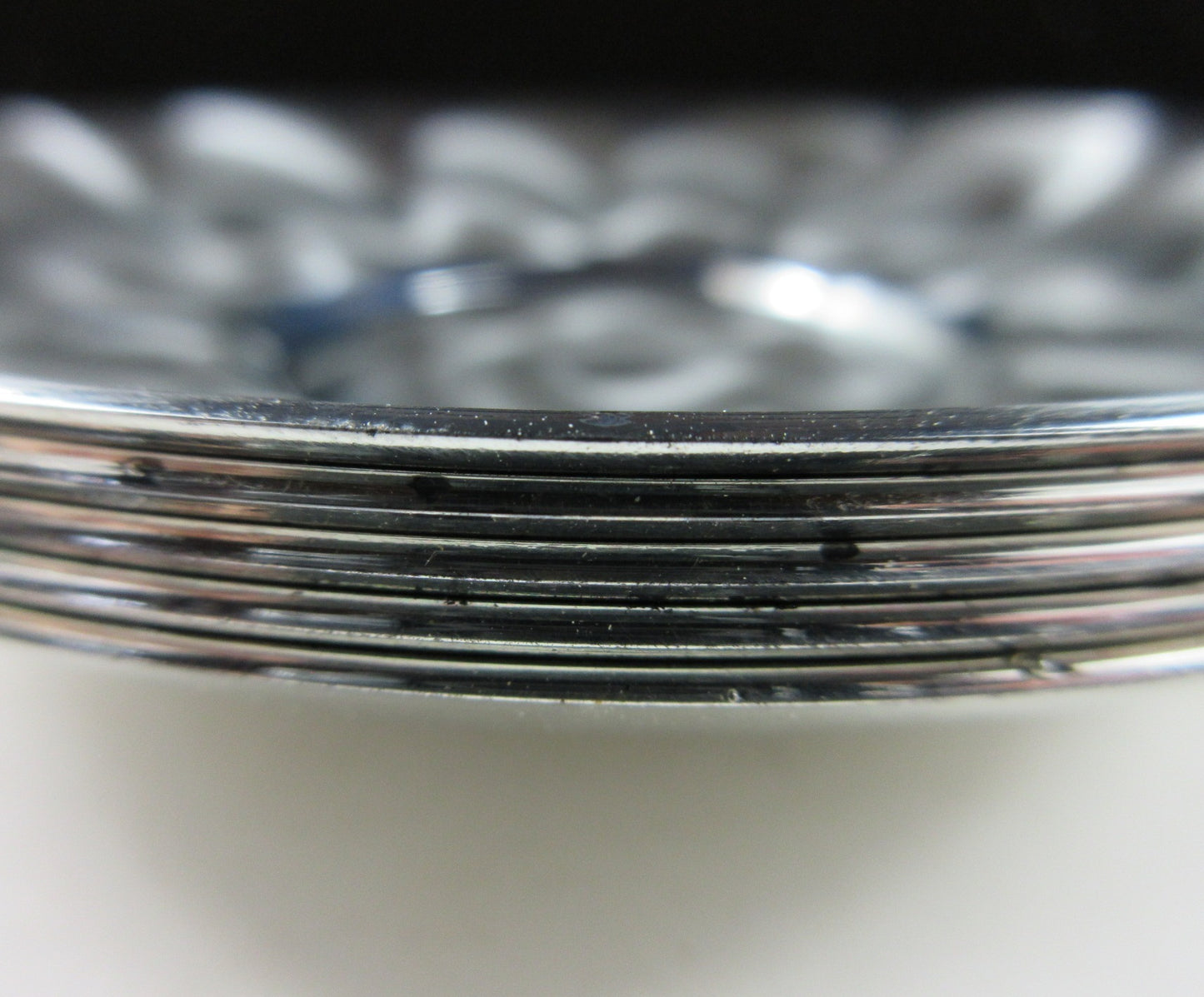 Hand-Polished Brushed Swirl Pattern Chataku