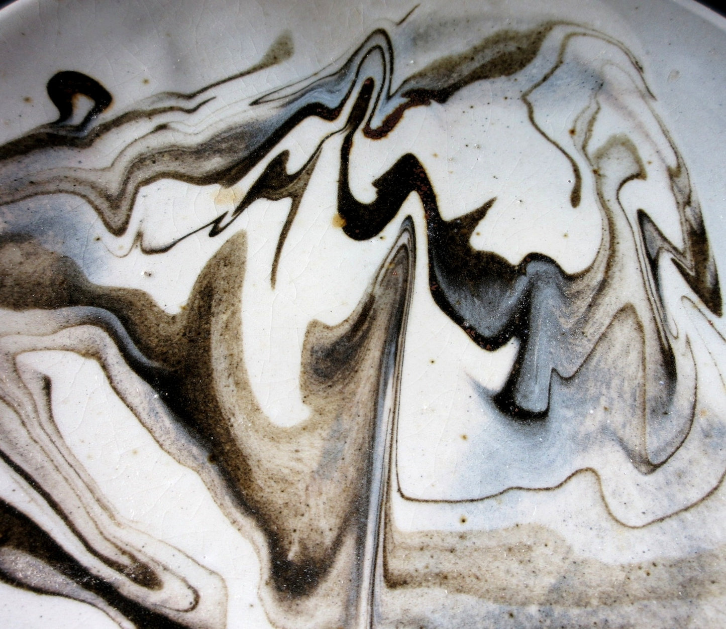 Ichino Hiroyuki Sumi Ink Tanba-ware Plate