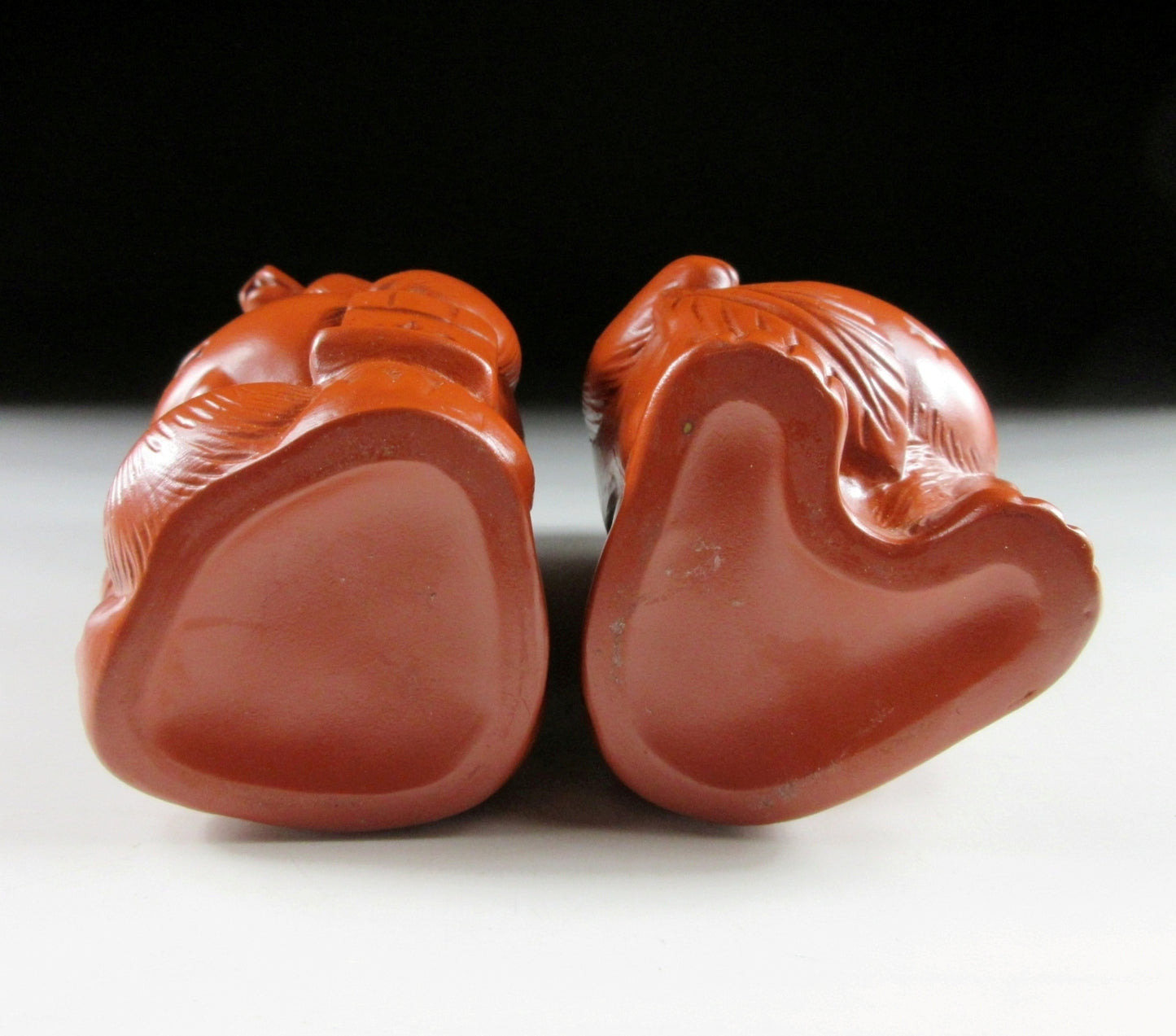 Pair of Tokoname-ware Tanuki Tokkuri
