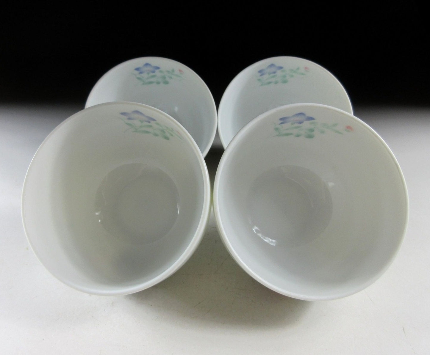 Set of Four Bellflower Cups