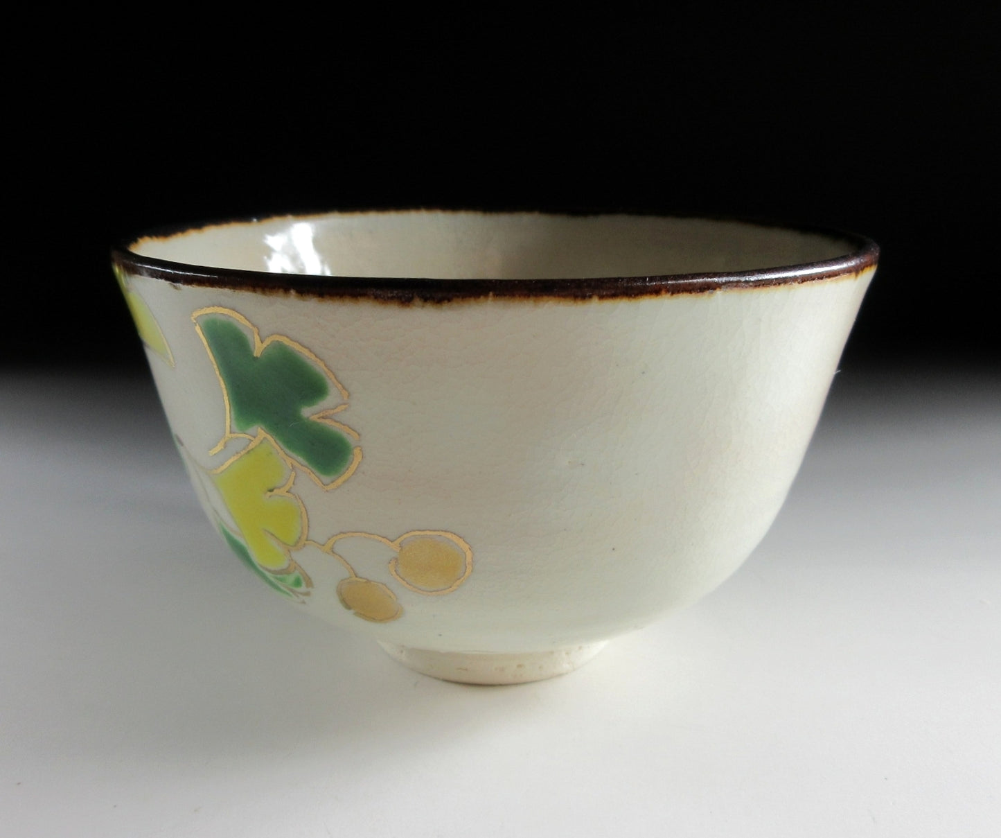 Maeda Hosen Ginkgo Leaf Chawan