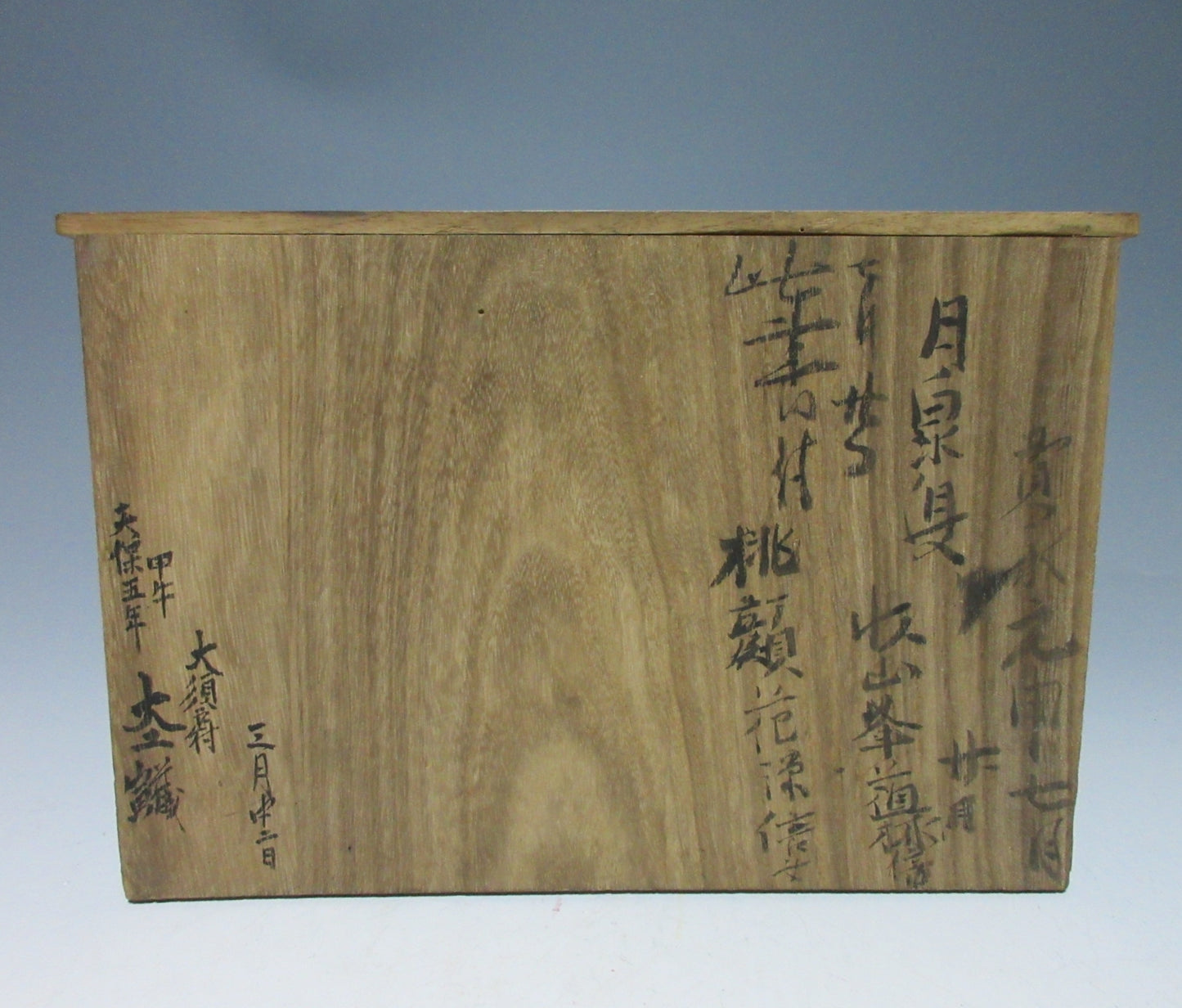 Antique Tenpo Era Hand-Painted Carry Box