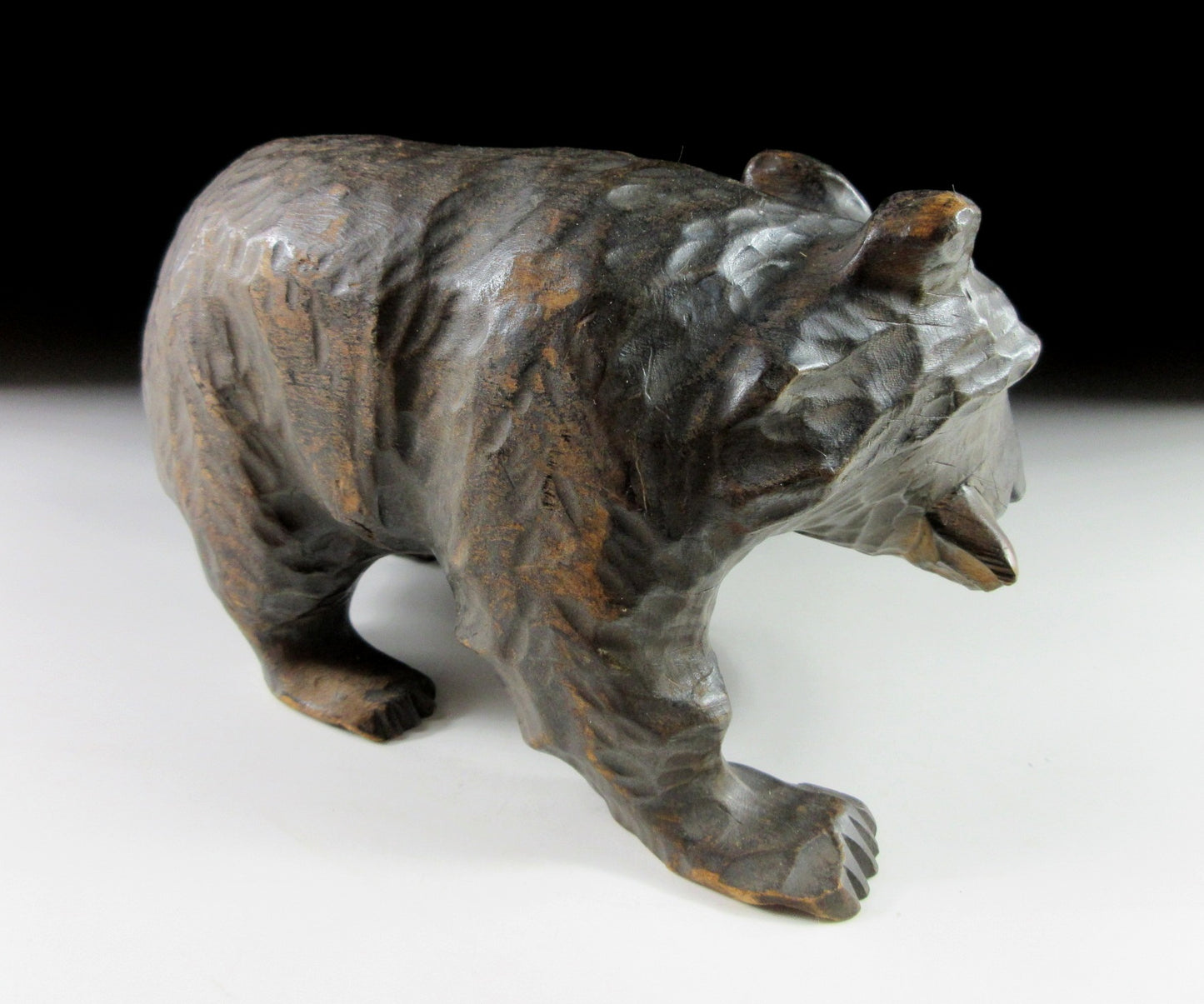 Vintage Ainu Higuma Wood Carving