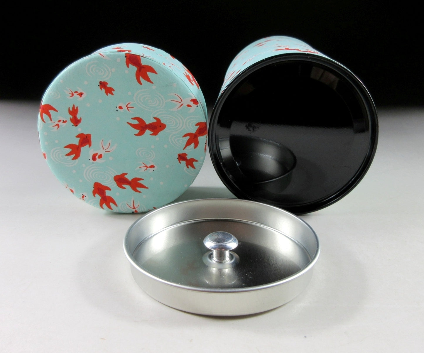 Tin Tea Canister with Washi