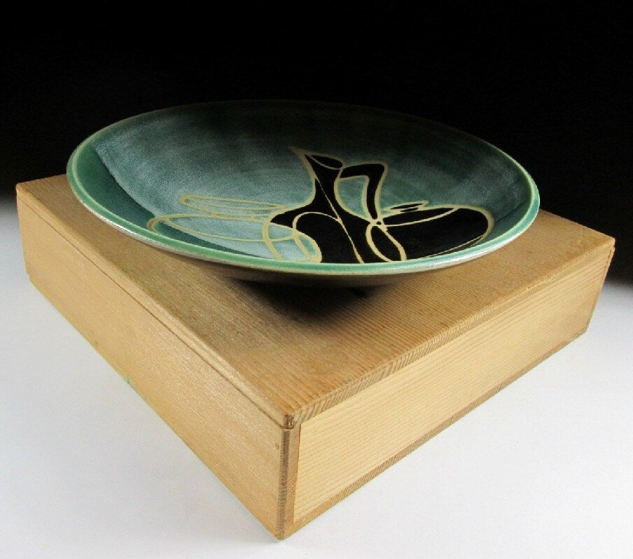Ichikawa Kozo Kyo-ware Hanging Plate