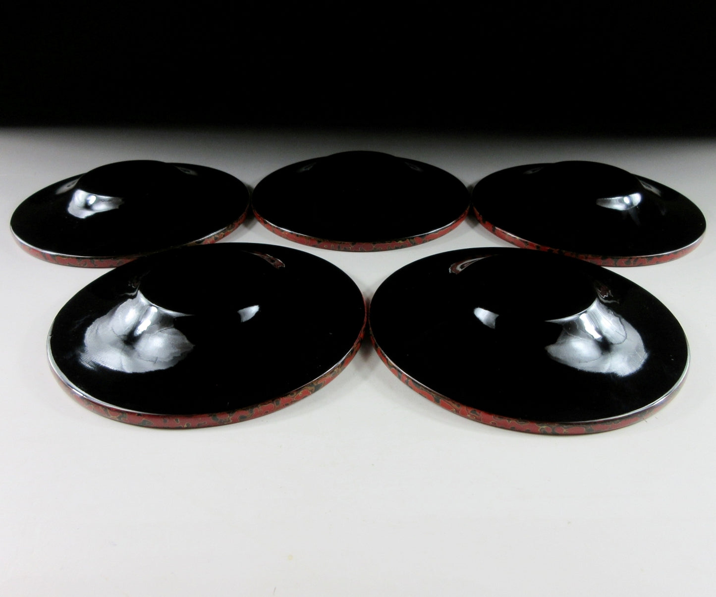 Five Tsugaru-nuri Chataki