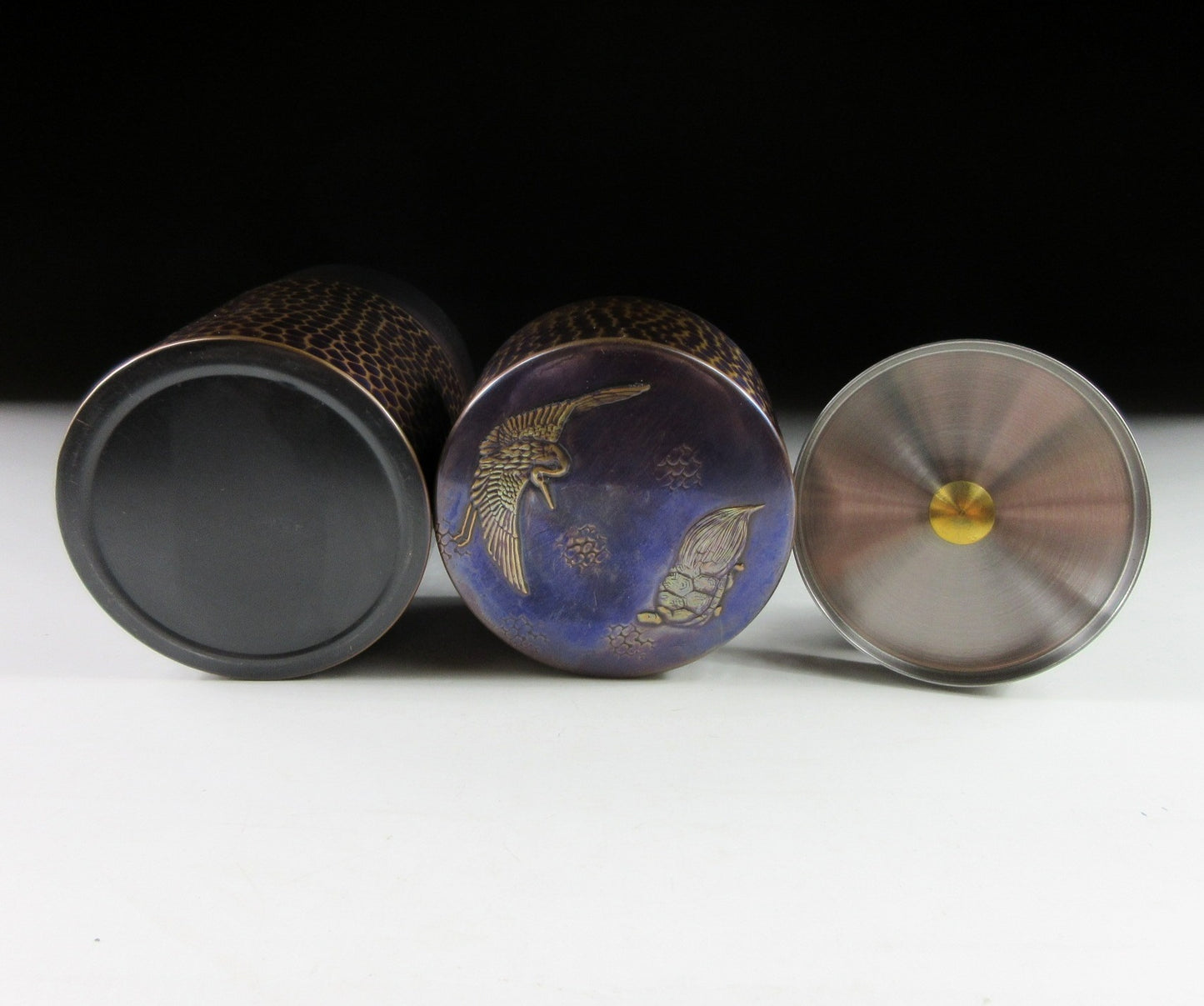 Echigo Tsubame Copper Chazutsu Tea Caddy