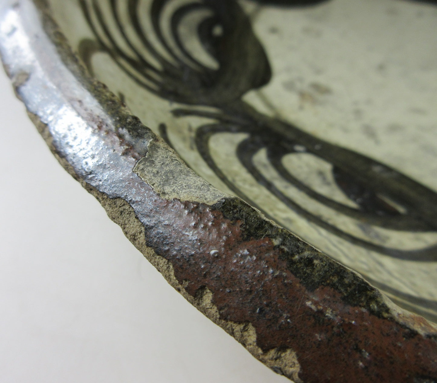 Large Edo Antique Umanome Plate