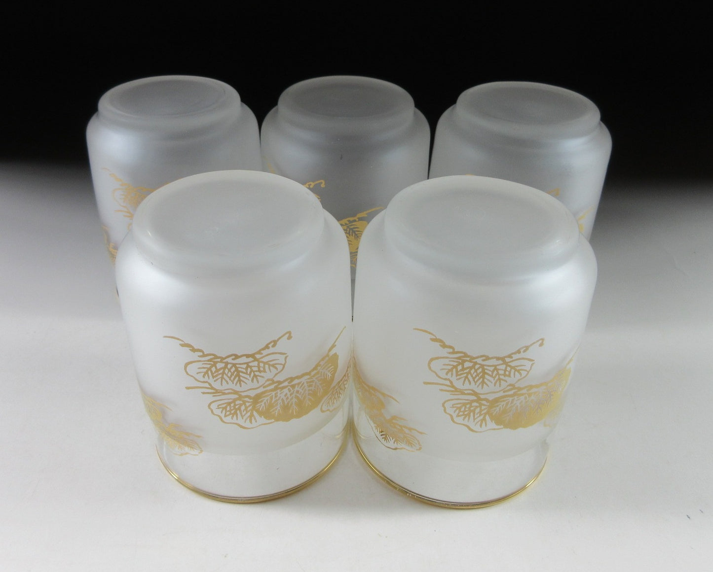 Set of Five Iced Tea Glasses