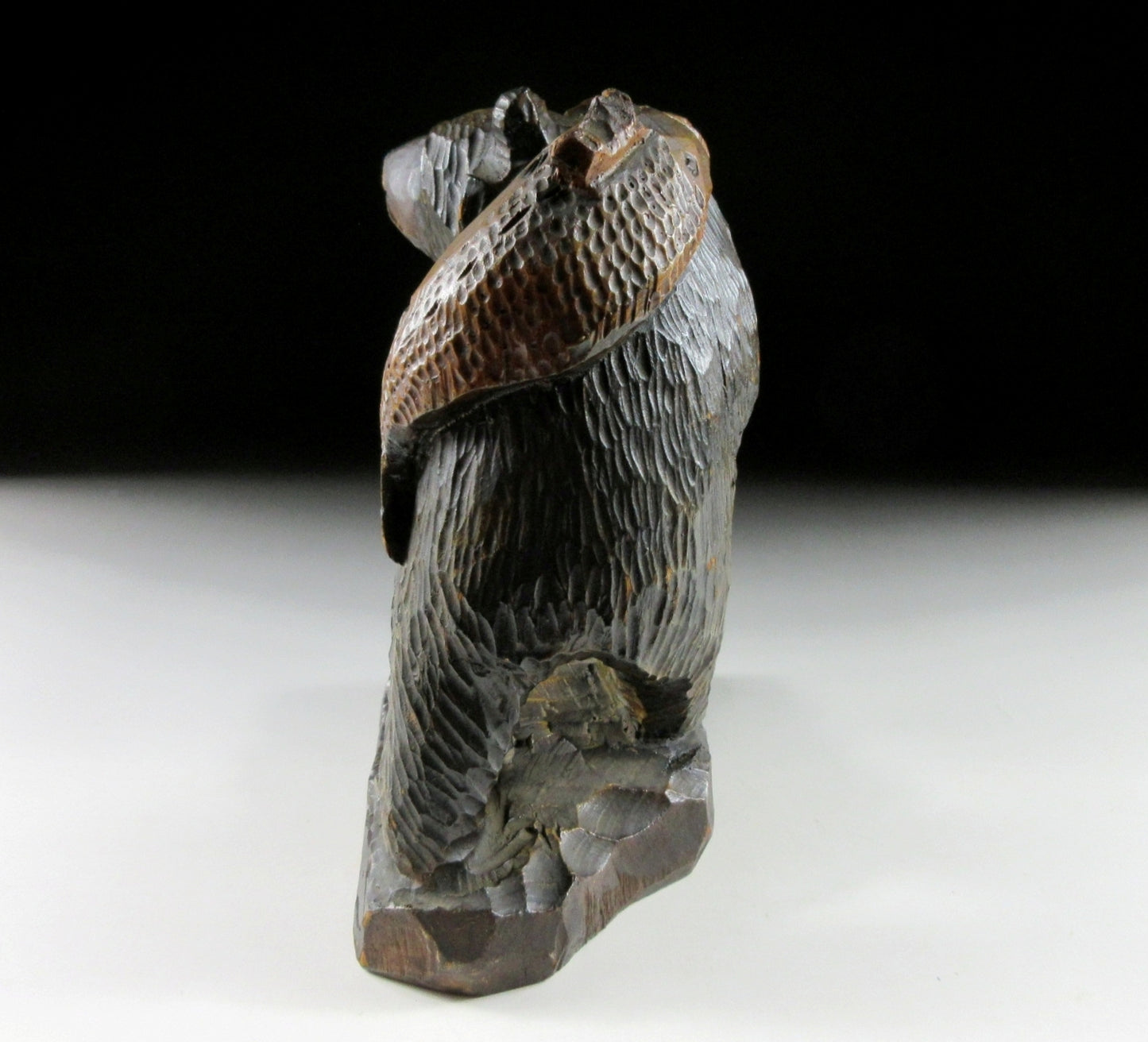 Vintage Higuma Bear Carrying Fish