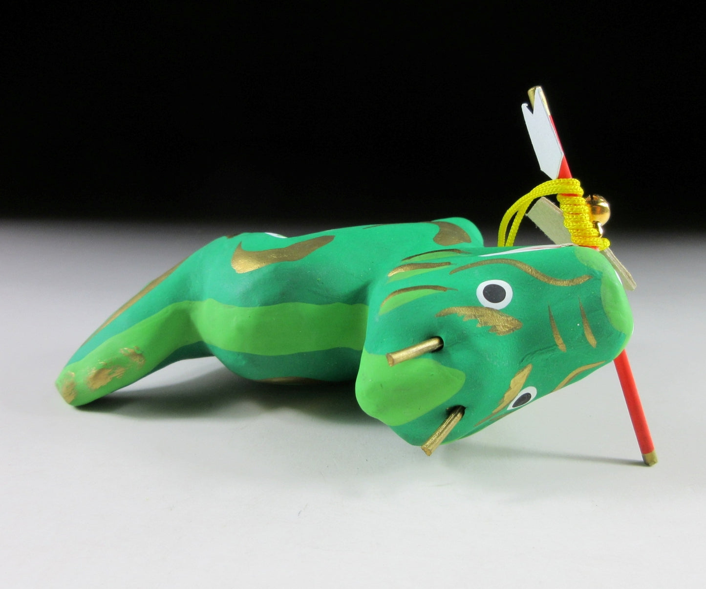 Small Papier-mâché Dragon with Arrow #1