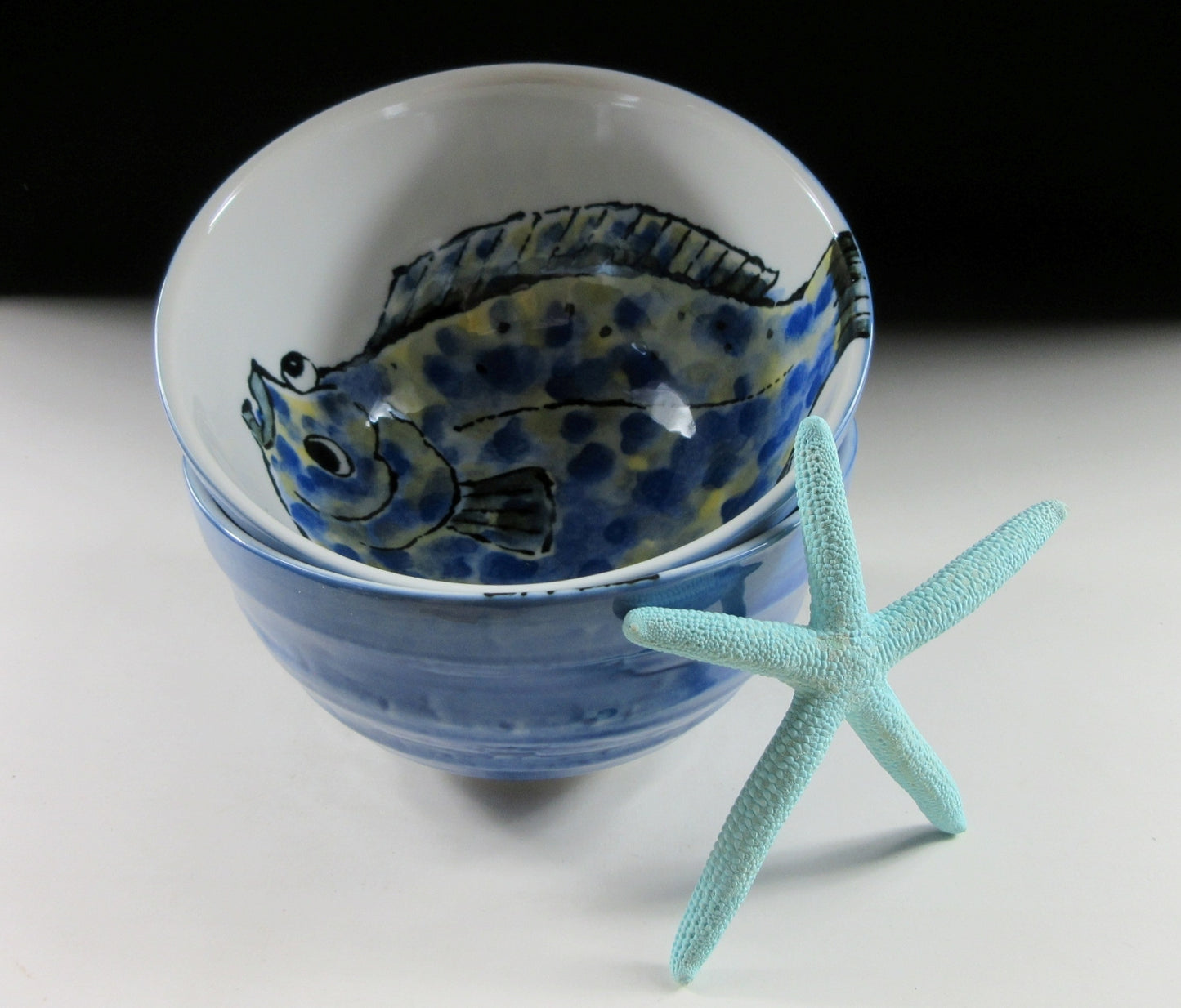 Pair of Seido Gama Flounder Bowls