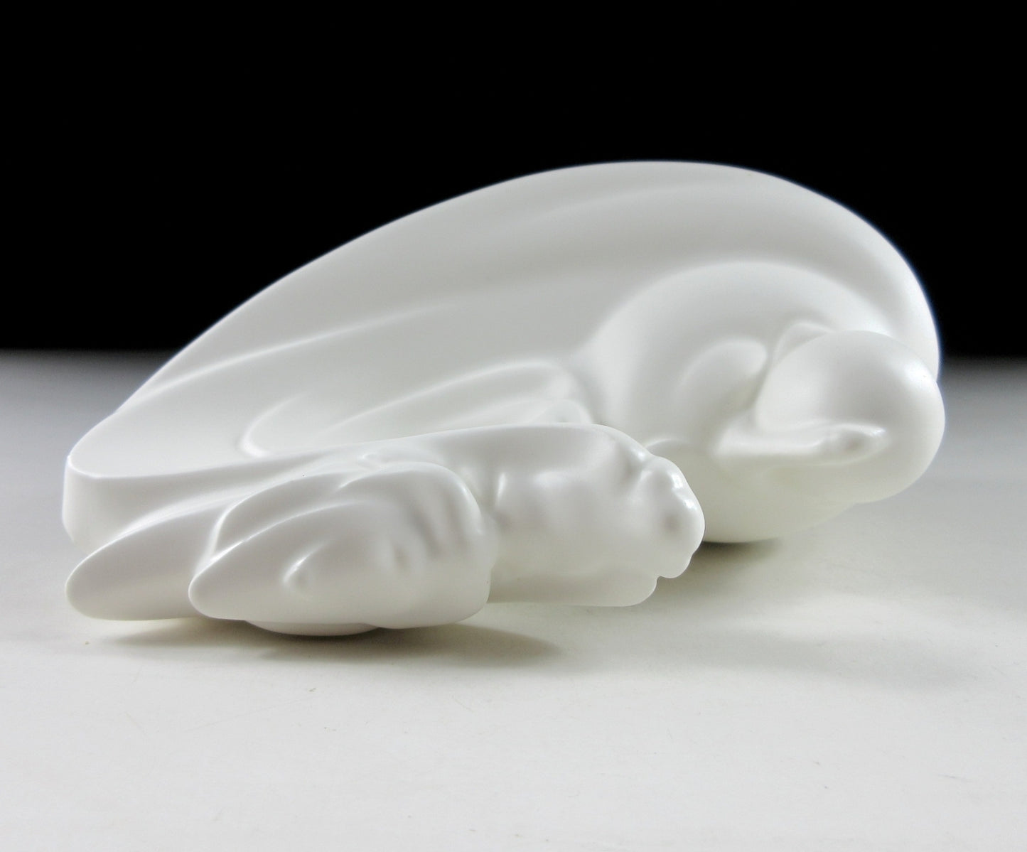 White Year of the Dragon Okimono
