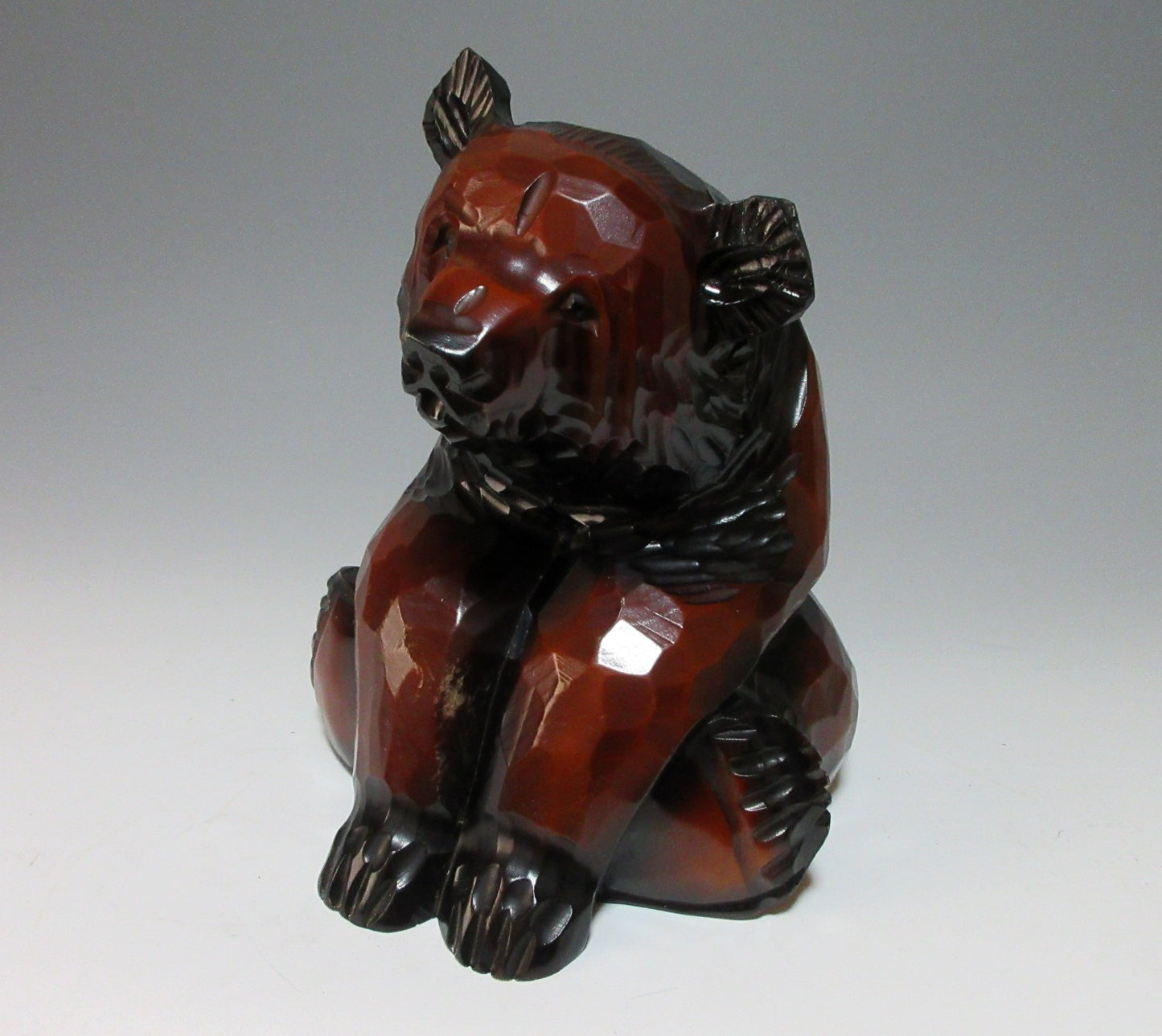 Hokkaido Bear in Sitting Pose