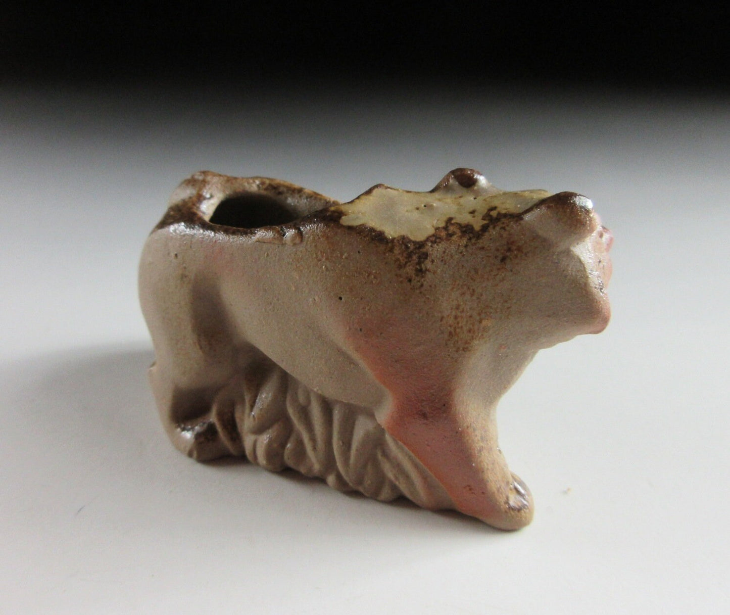 Bizen Tiger Toothpick Holder #2