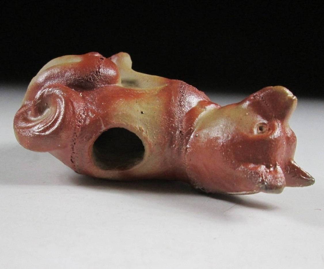 Bizen Year of the Dog Toothpick Holder