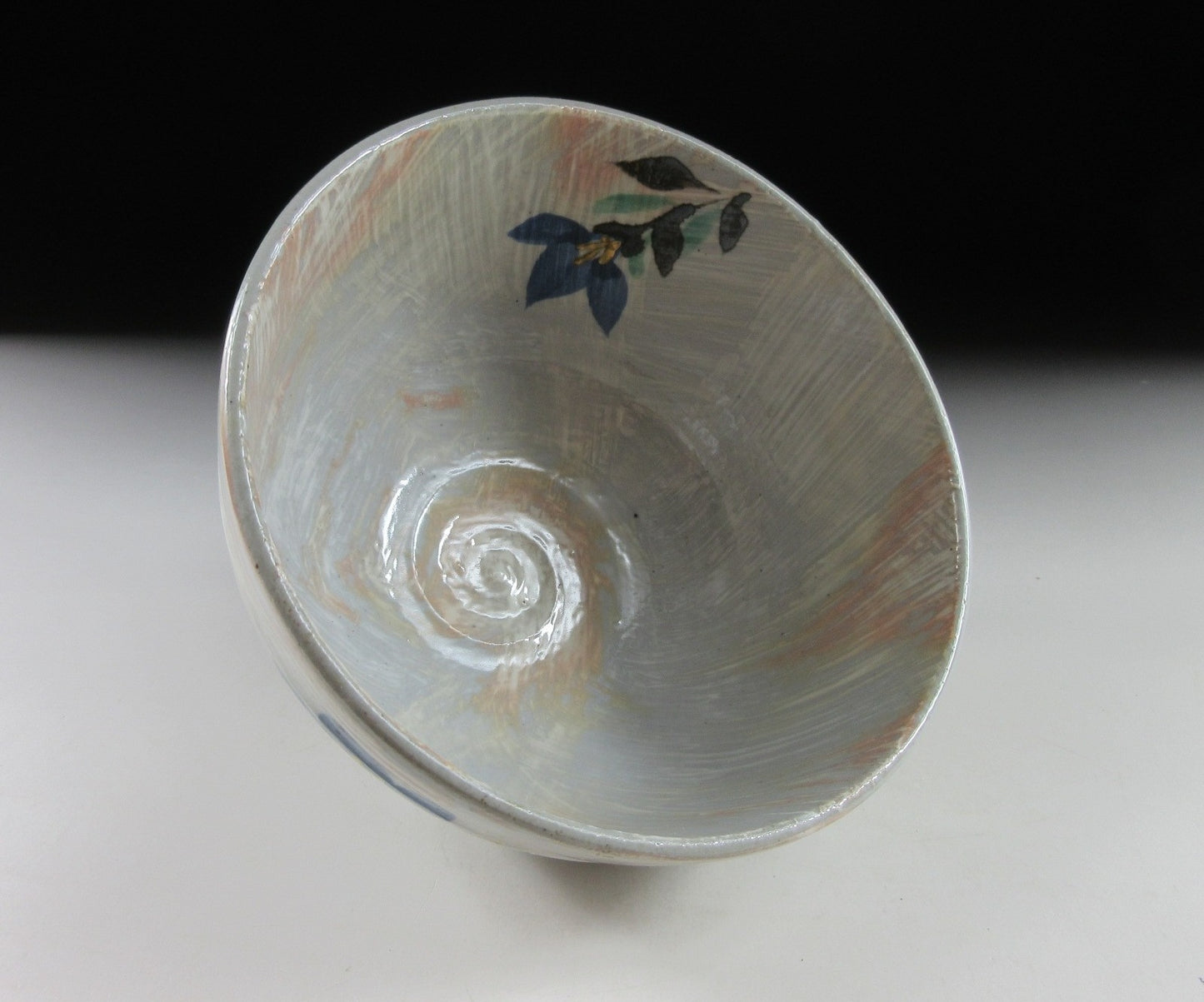 Kiyomizu-ware Bellflower Chawan