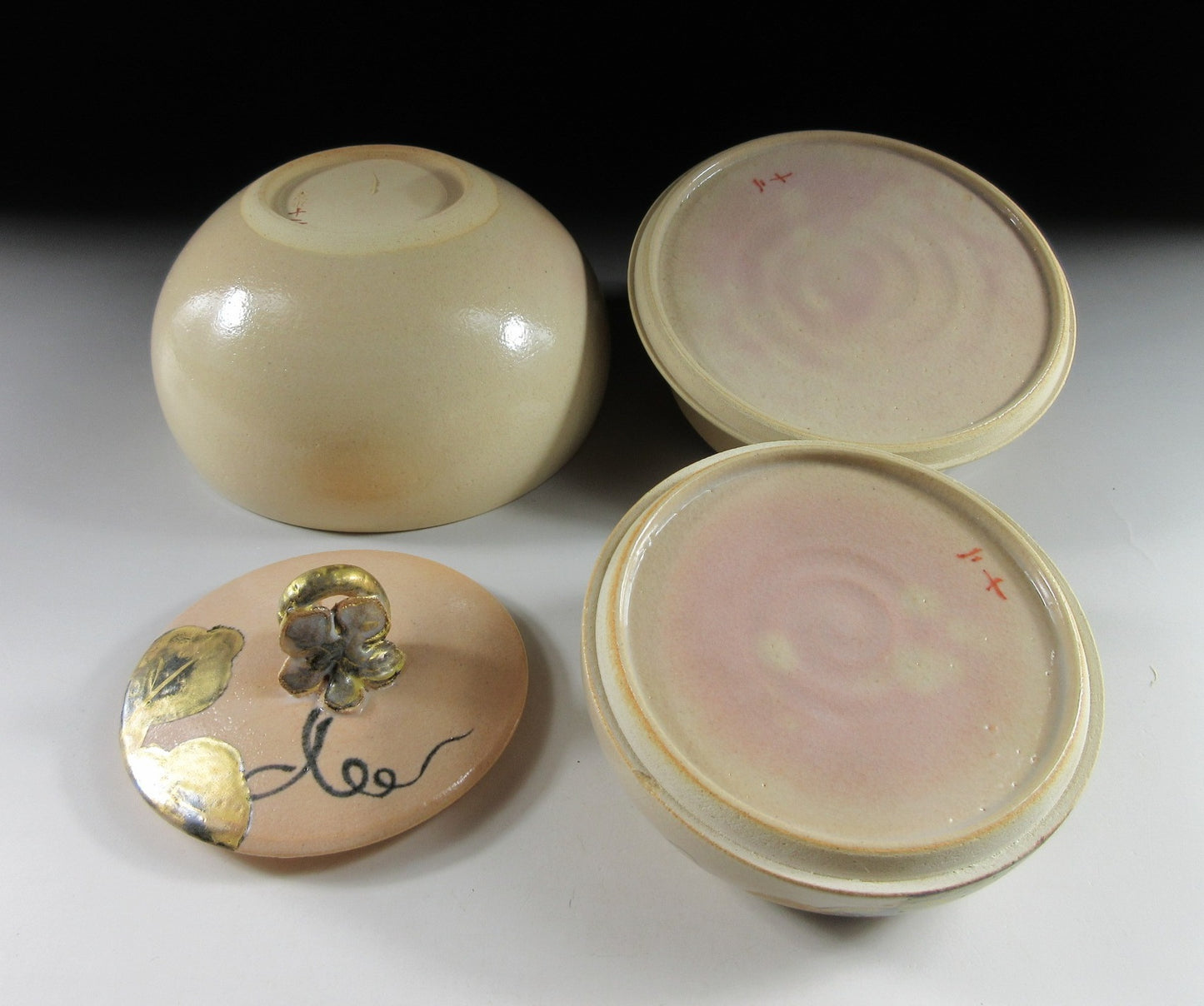 Kyo-ware Hyotan Jubako #1