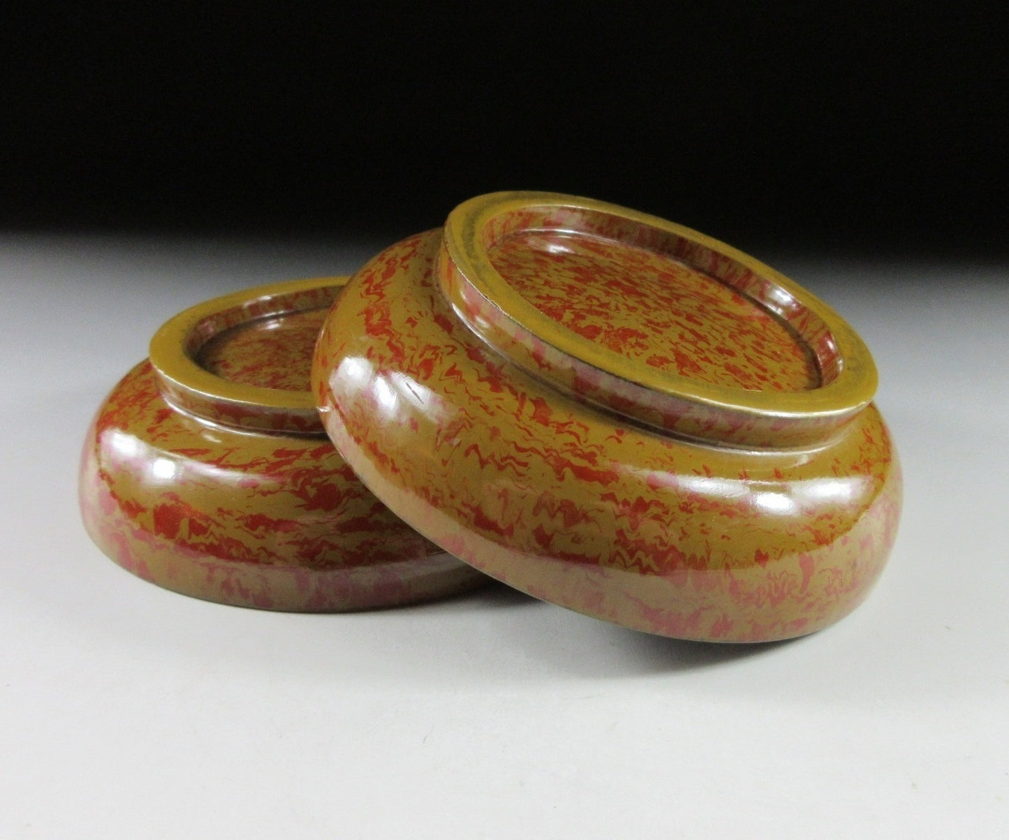 Pair of Meiji Lacquerware Bowls