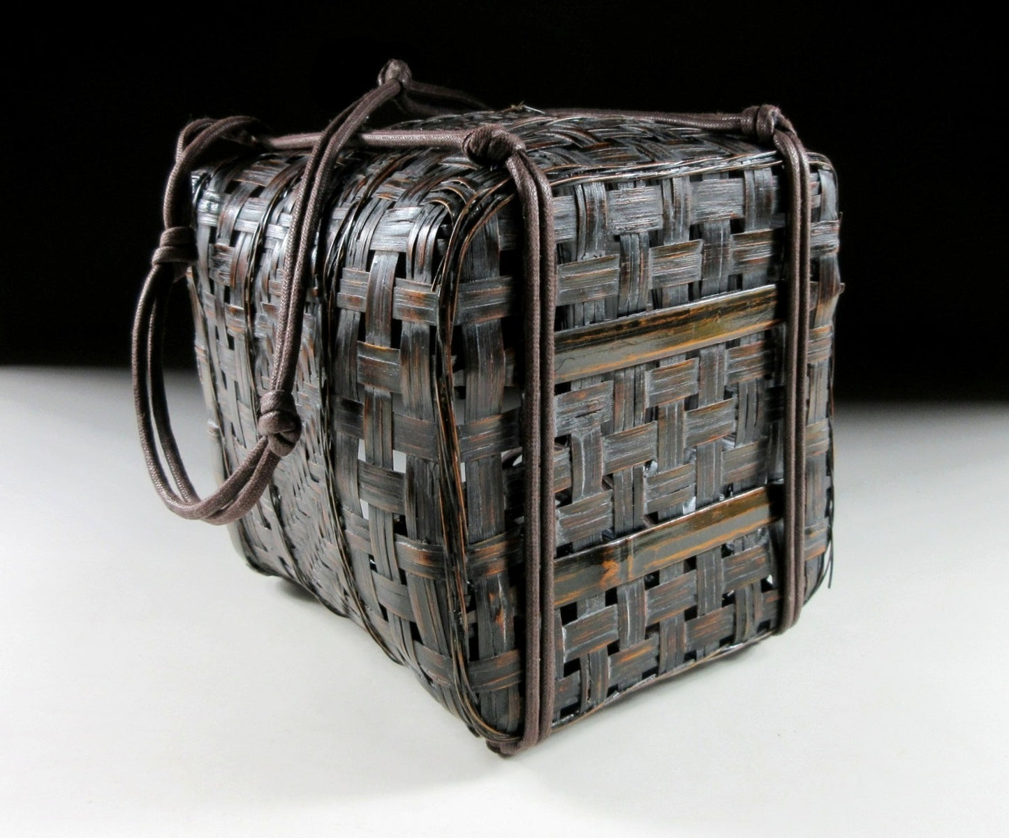 Vintage Bamboo Basket Accessory