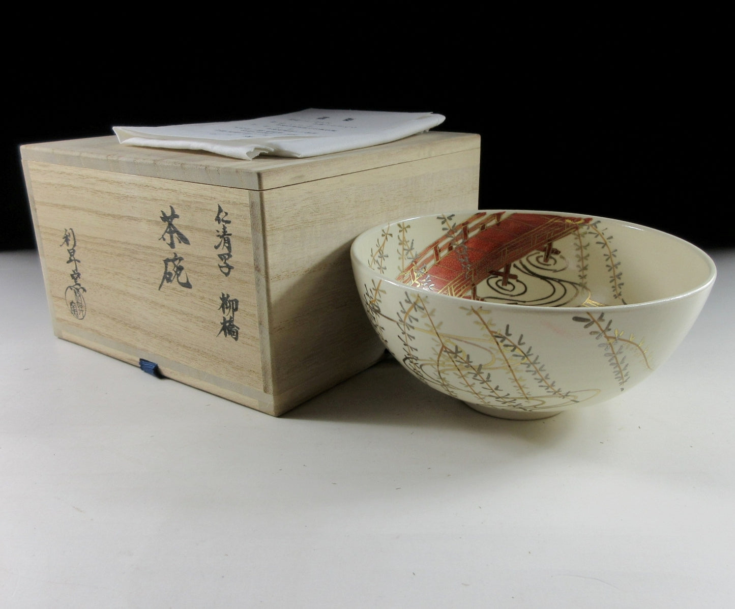 Kato Risho III Kyo-ware Chawan