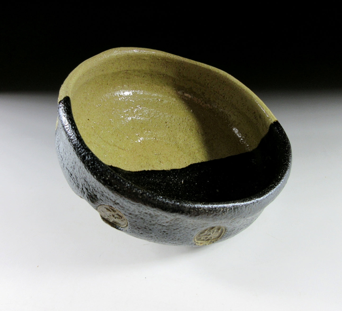 Ito Keiraku Su-in Stamp Hira Chawan