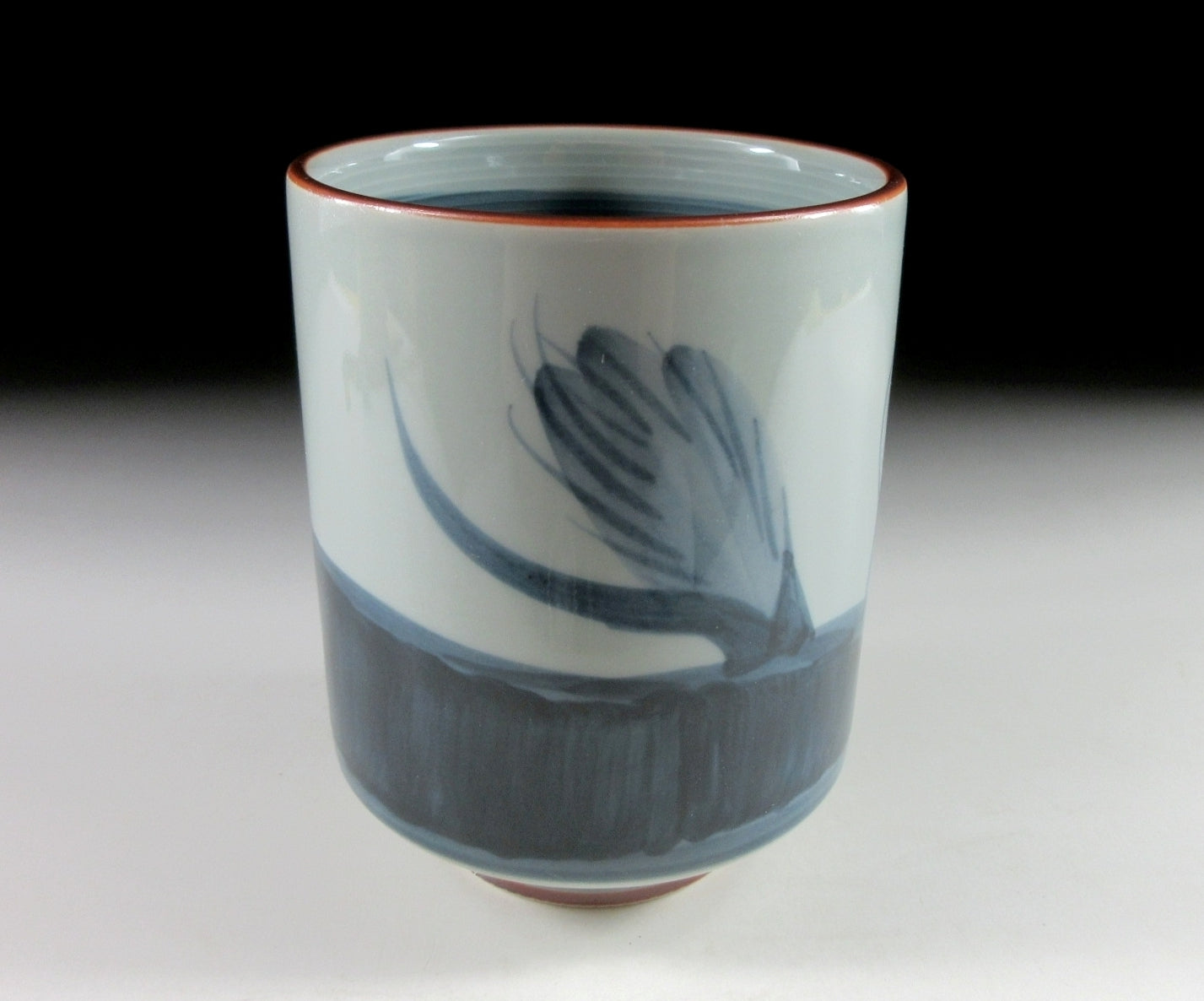 Arita-ware Daruma Yunomi and Rice Bowl