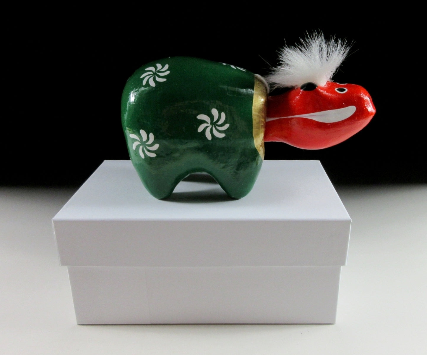 Papier-mâché Shishimai Akabeko #1