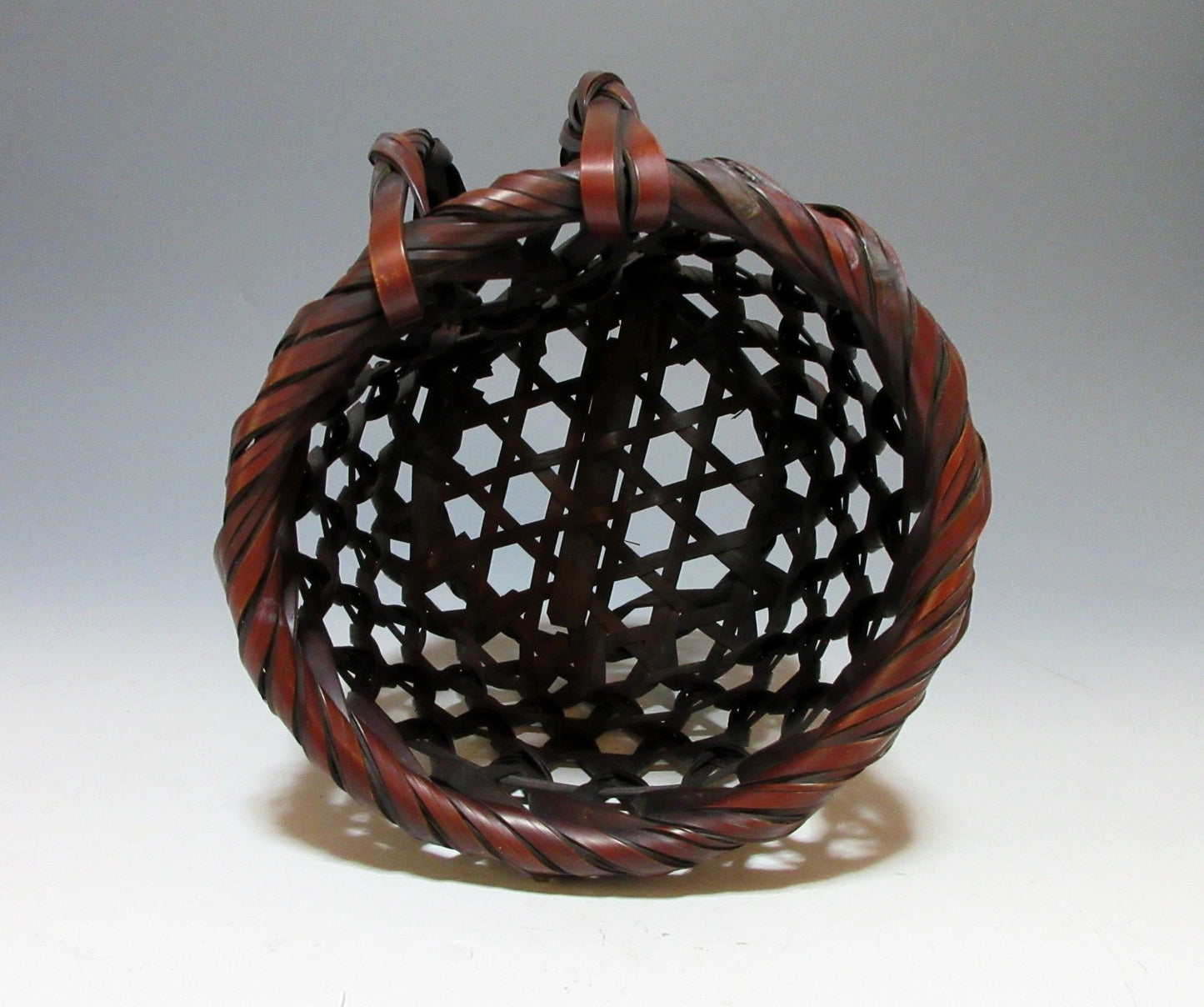 Maeno Koyo Lacquer Bamboo Basket