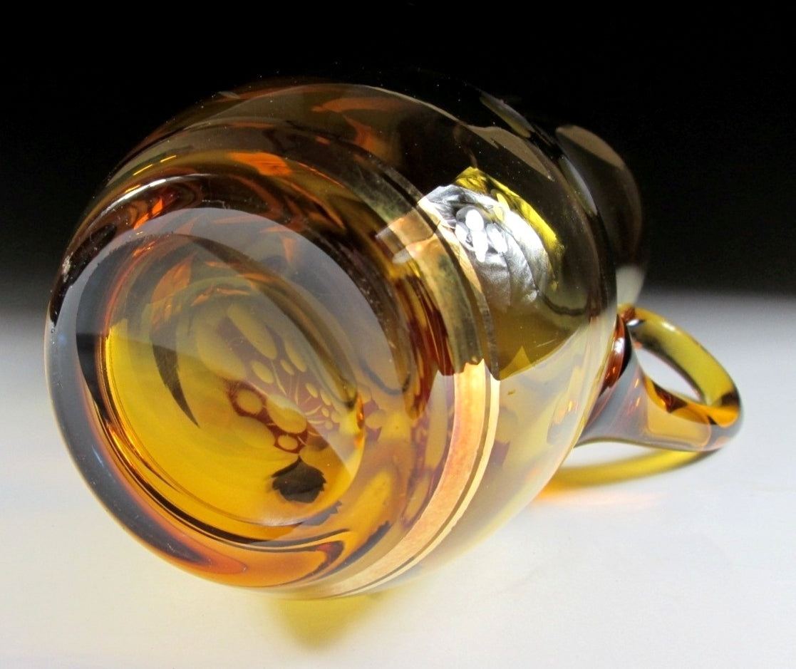 Bohemian Glass Pitcher
