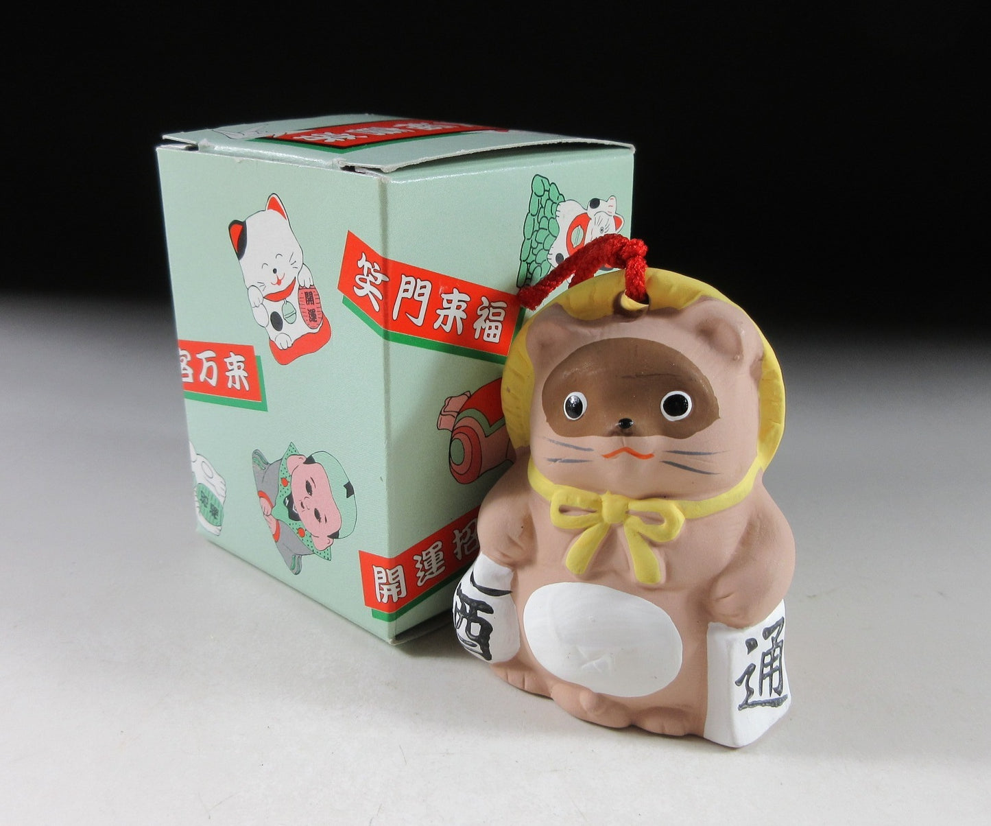 Small Earthenware Tanuki Bell