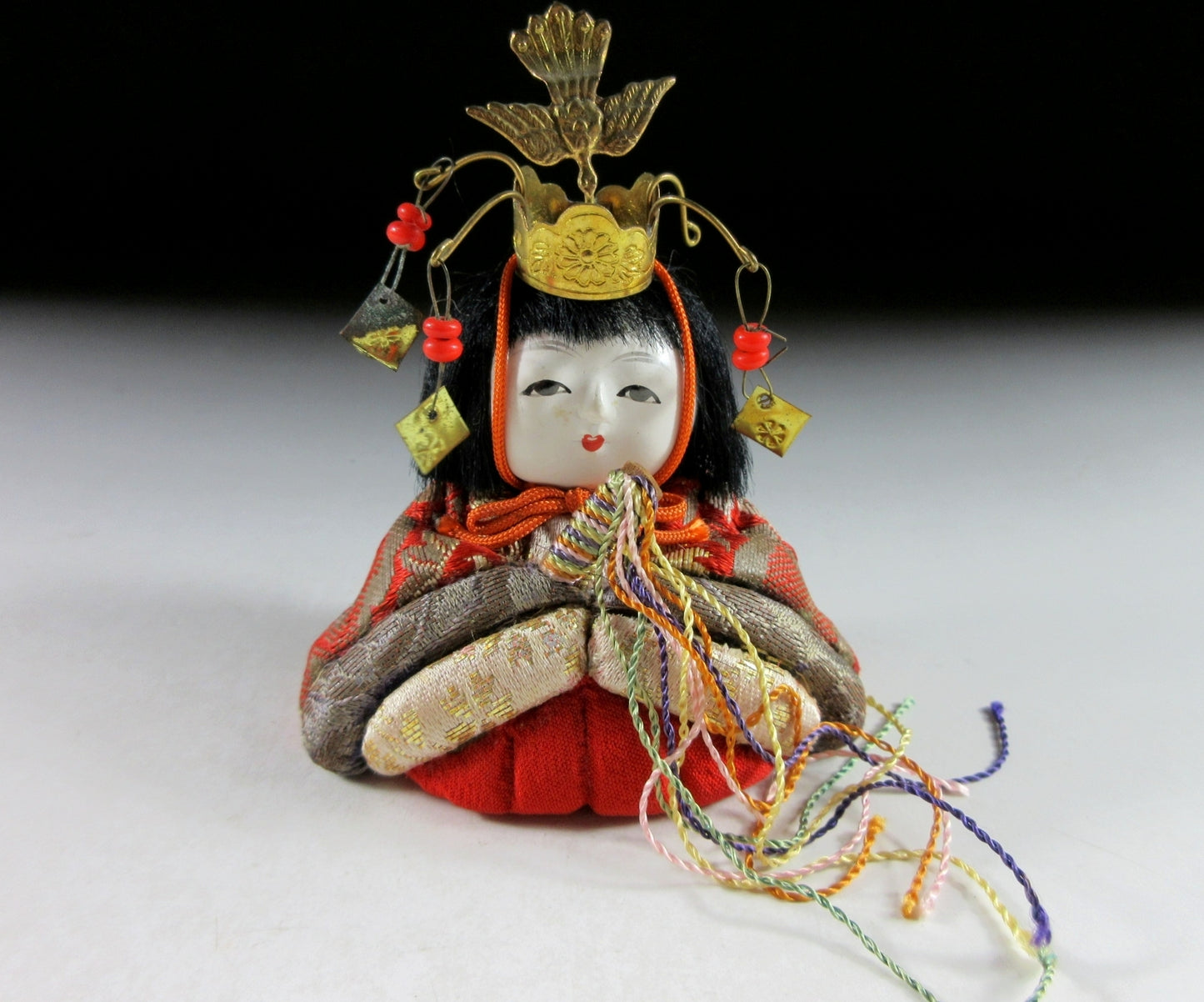 Pair of Kimekomi Hina Ningyo
