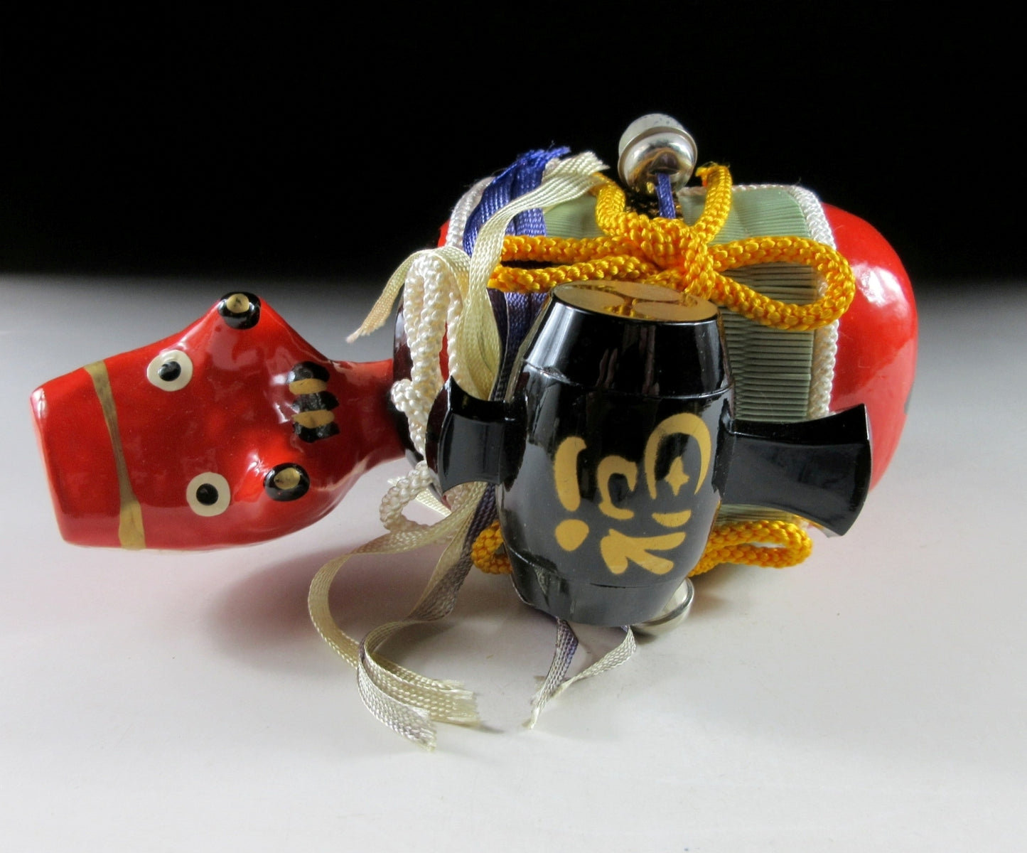 Vintage Papier-mâché Akabeko