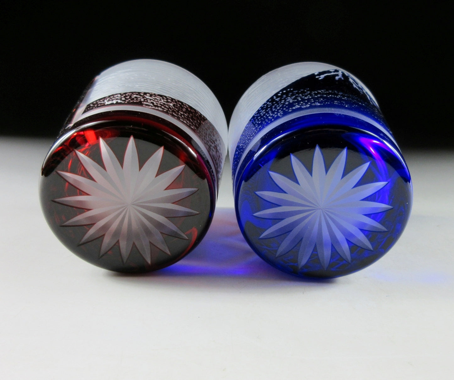 RESERVED - Hirayama Monji Mt. Fuji Edo Kiriko Glasses