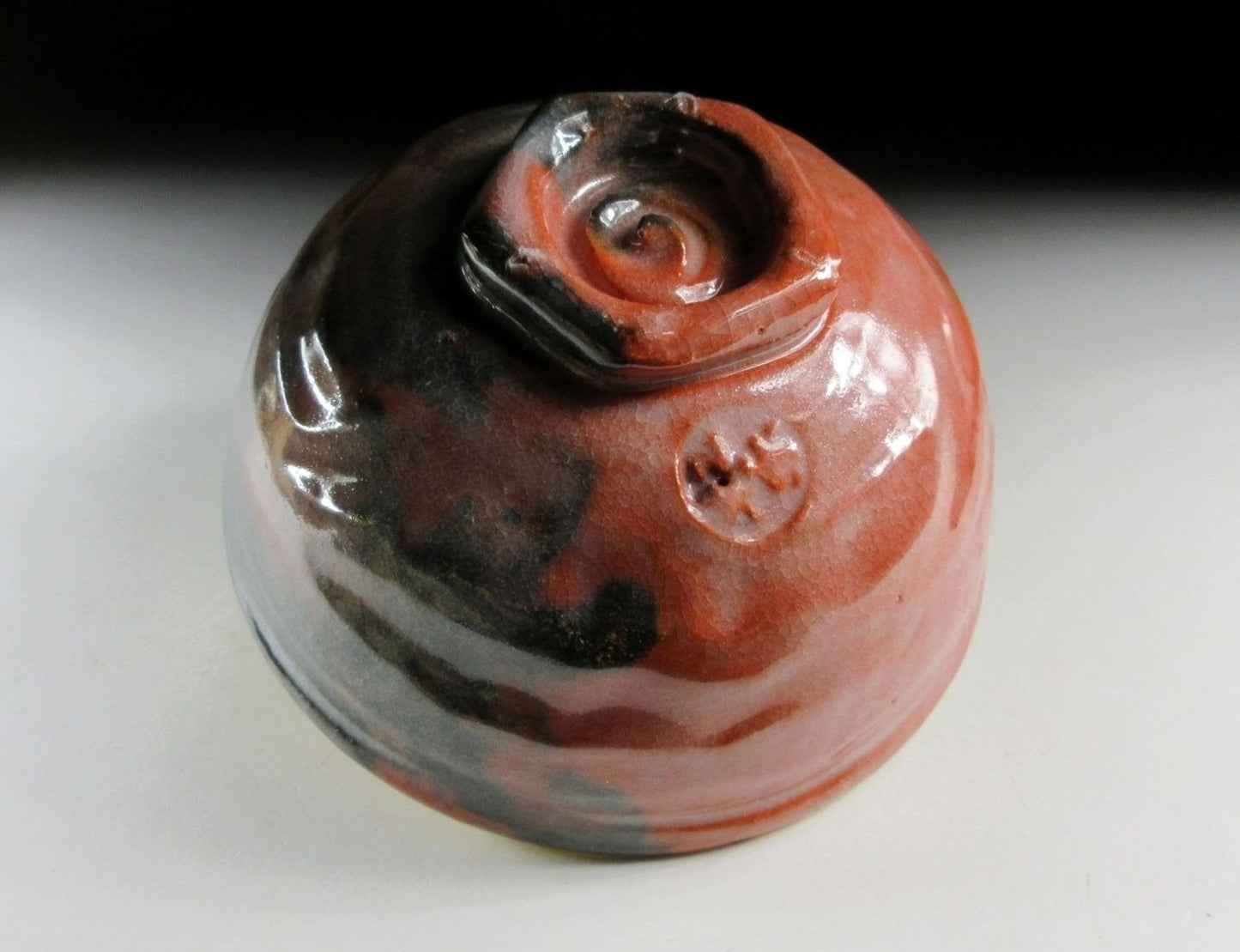 Sasaki Shoraku Aka-raku Shimadai Chawan