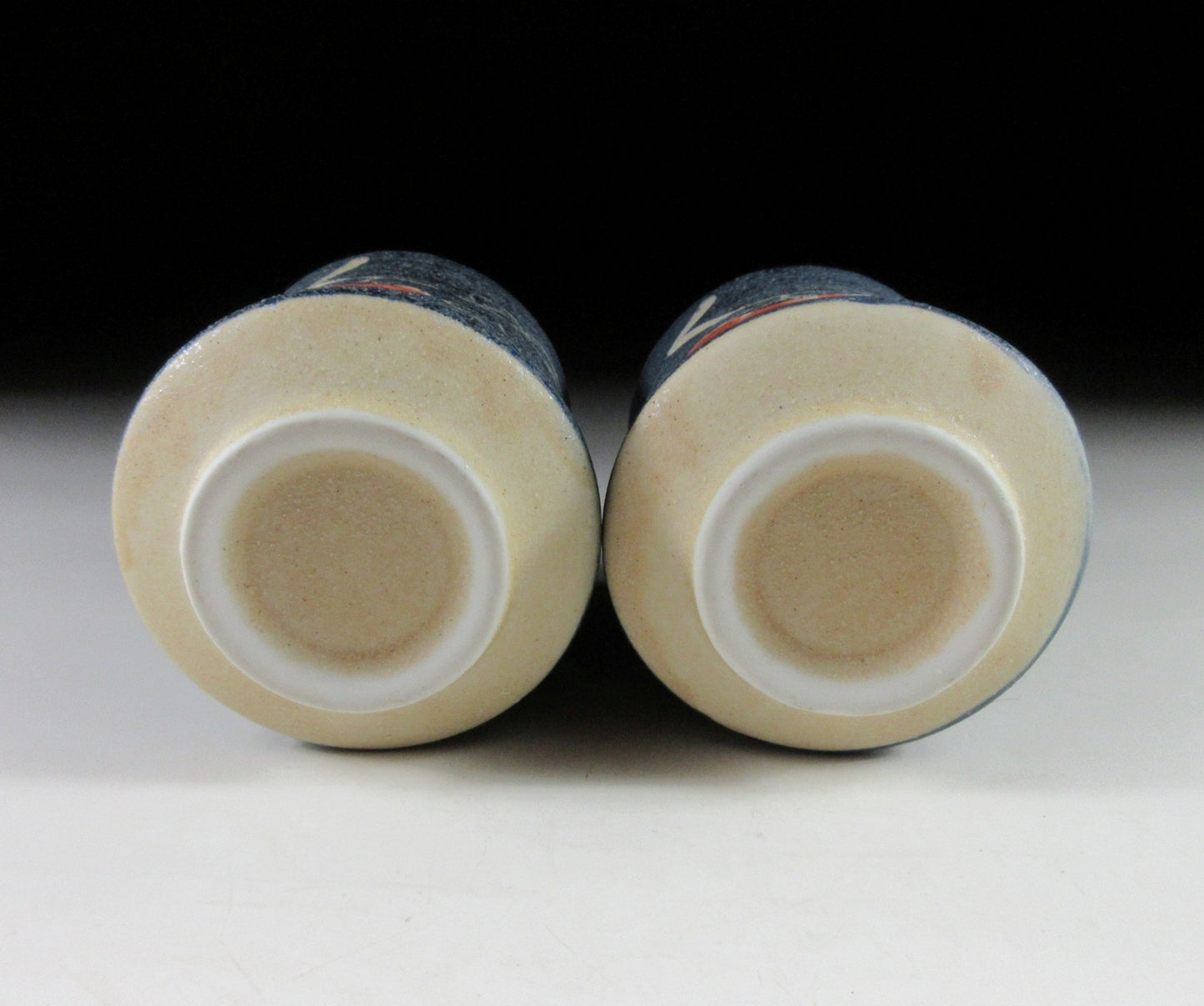 Pair of Mino-ware Yunomi