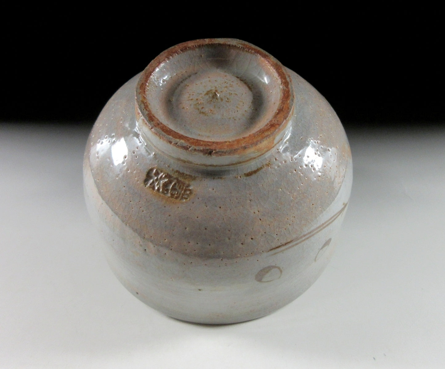 Aoi Gama Kishu-ware Chawan