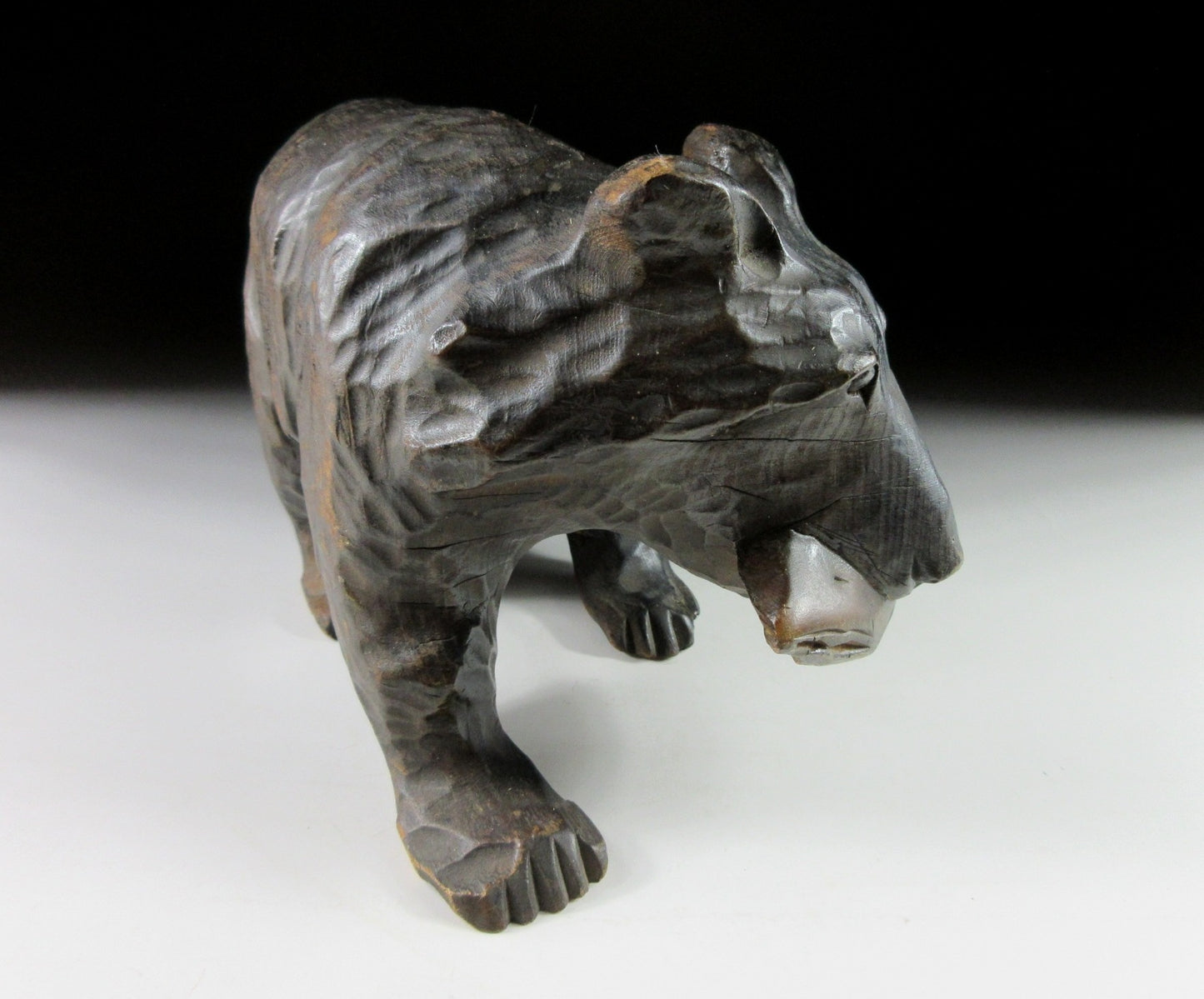 Vintage Ainu Higuma Wood Carving