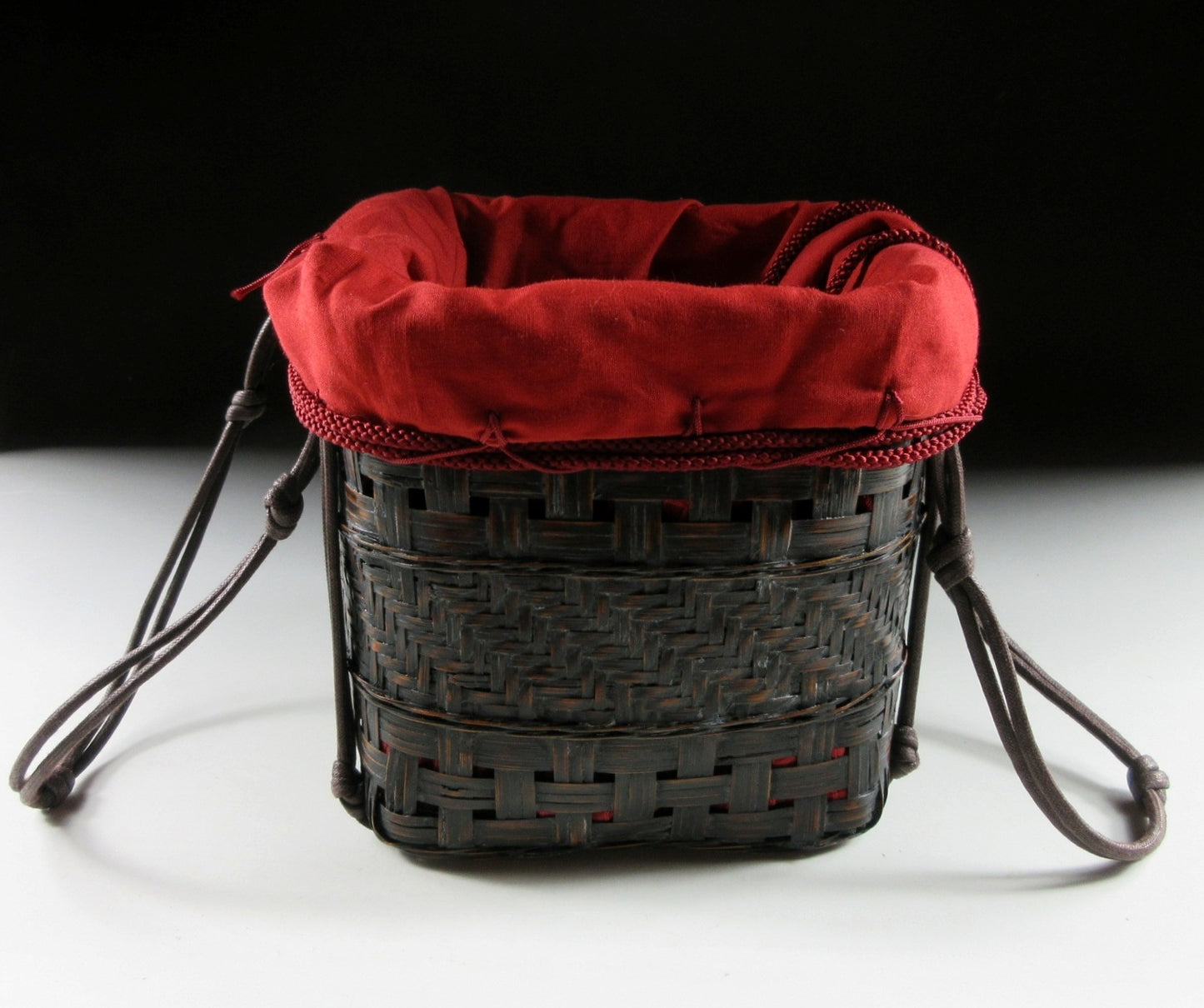 Vintage Bamboo Basket Accessory