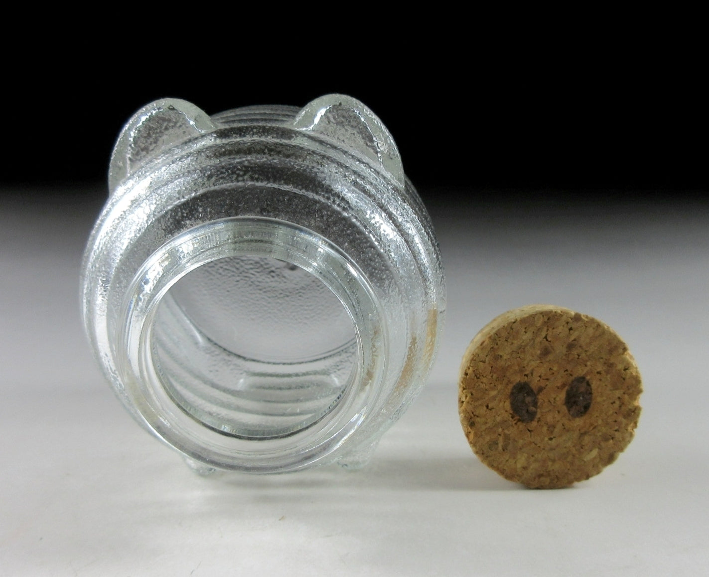 SMALL Glass Sweets Container