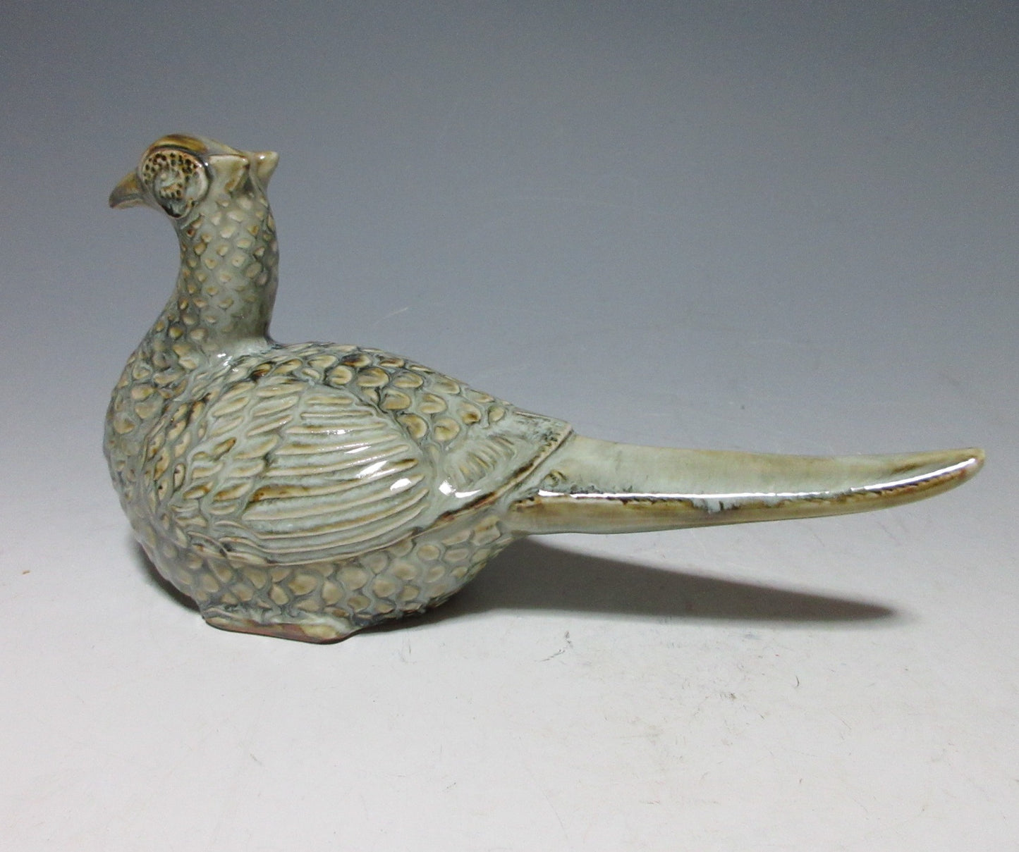 Onishi Rakusai Pheasant Okimono