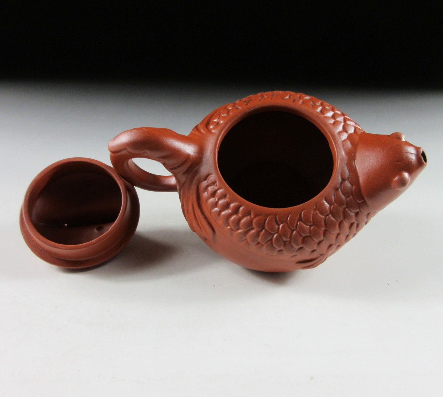 Very Small Yixing Style Fish Tea Pot