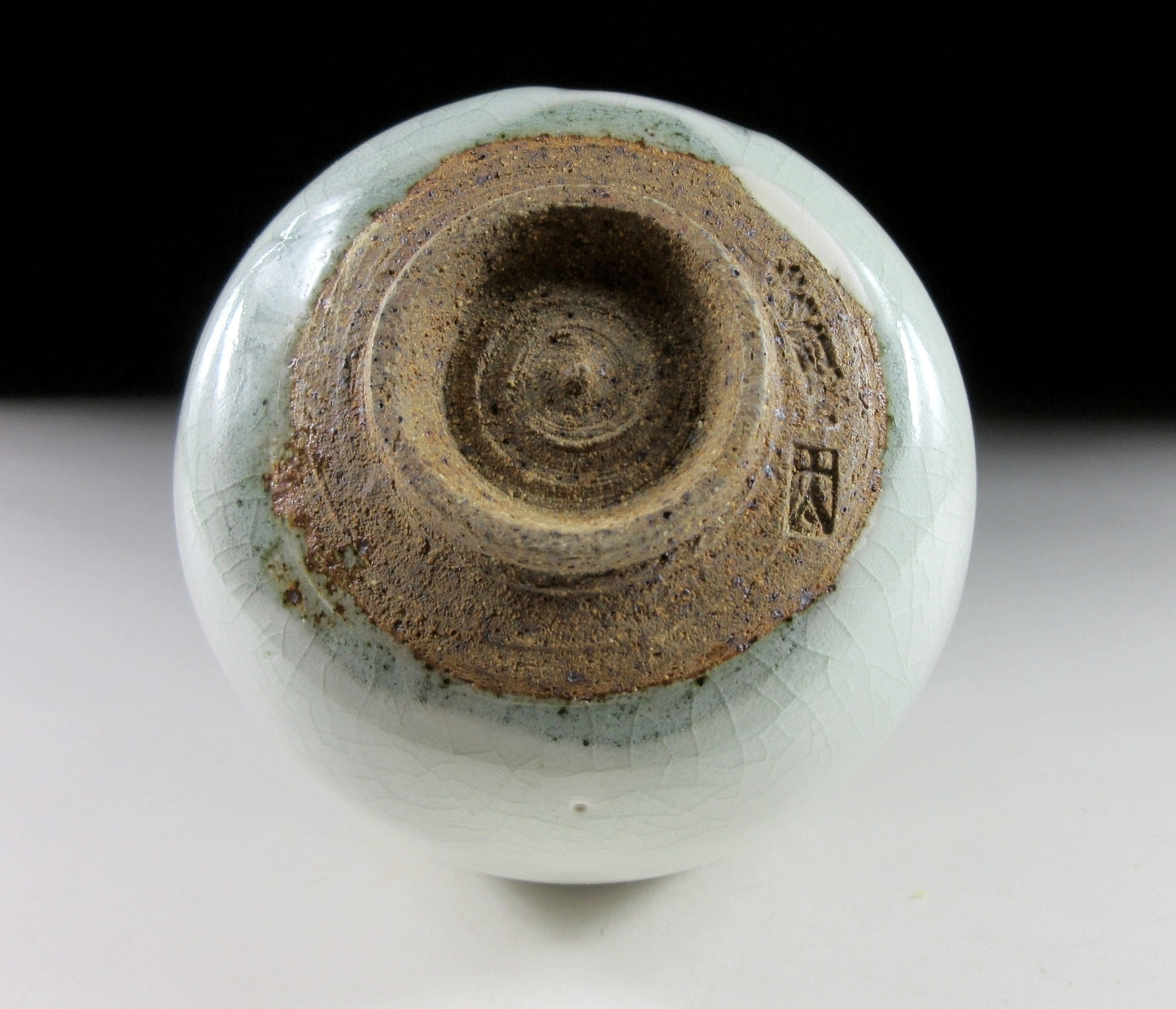 Mashiko-ware Chawan with Celadon Glaze