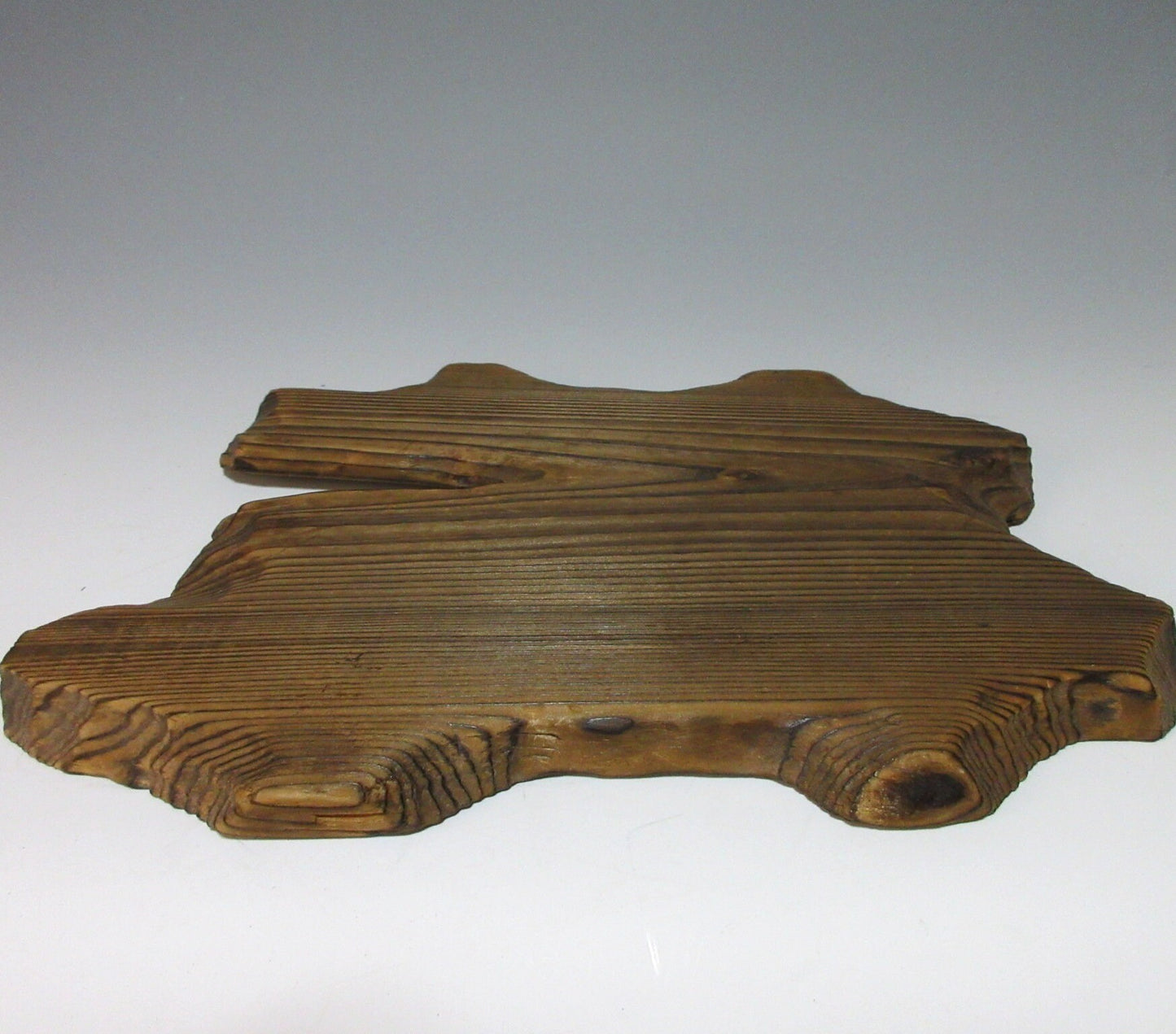 Vintage Hokkaido Bear with Wooden Board